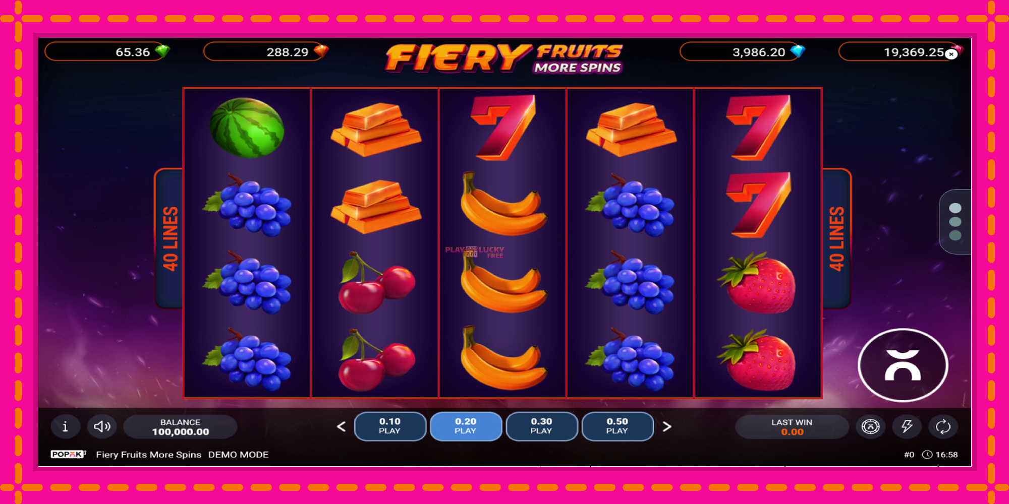 Безплатна игра в Fiery Fruits More Spins без регистрация, картина 1