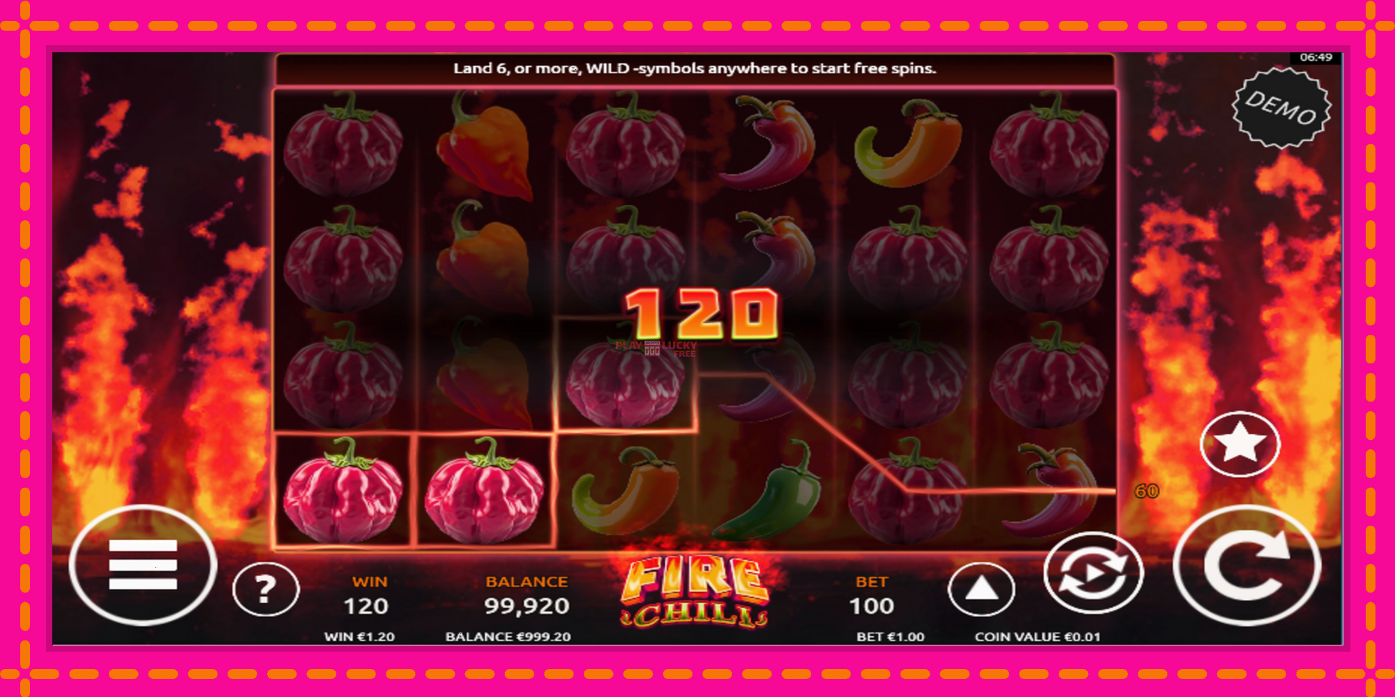 Безплатна игра в Fire Chili без регистрация, картина 4