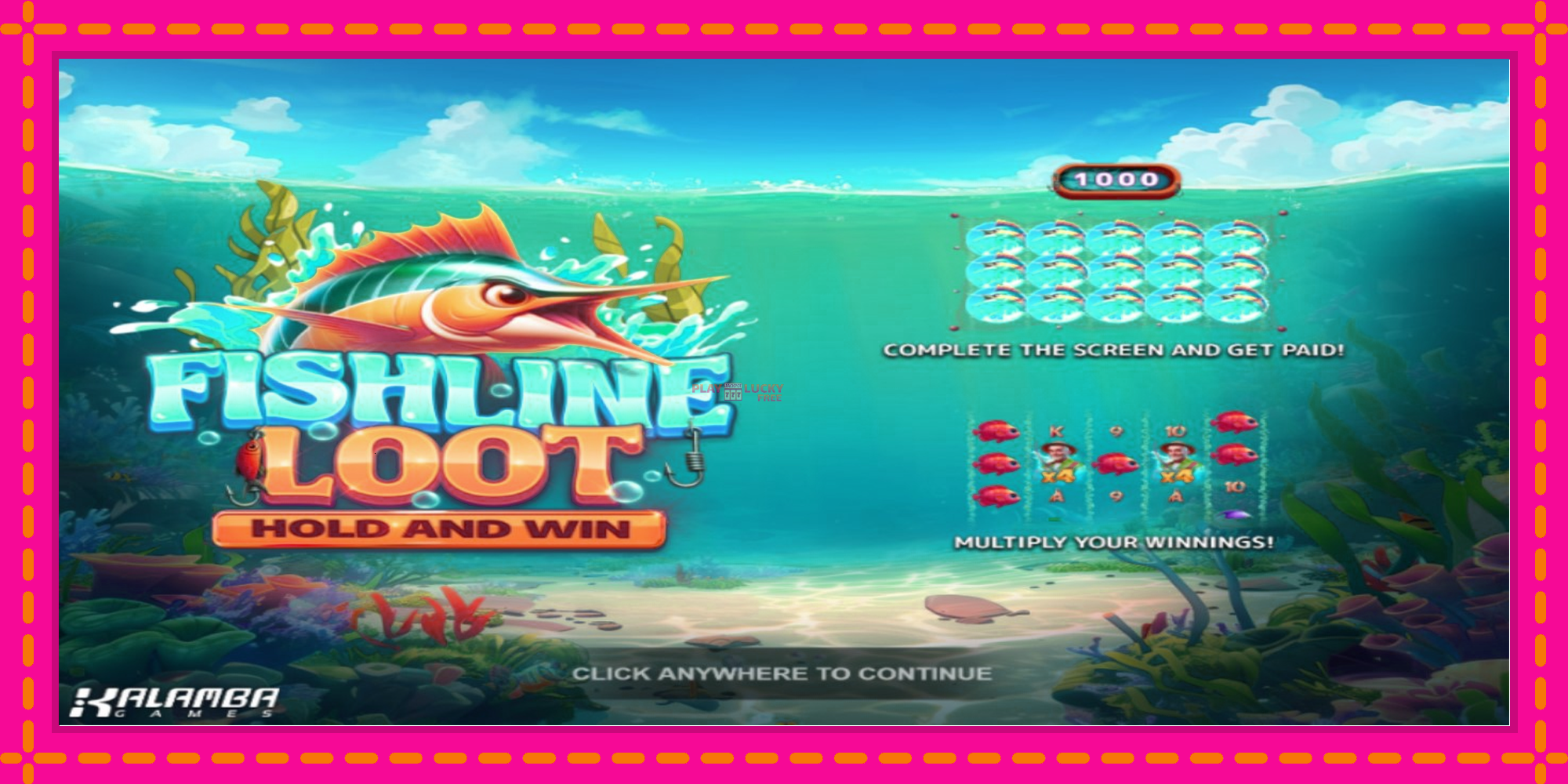 Безплатна игра в Fishline Loot Hold and Win без регистрация, картина 1