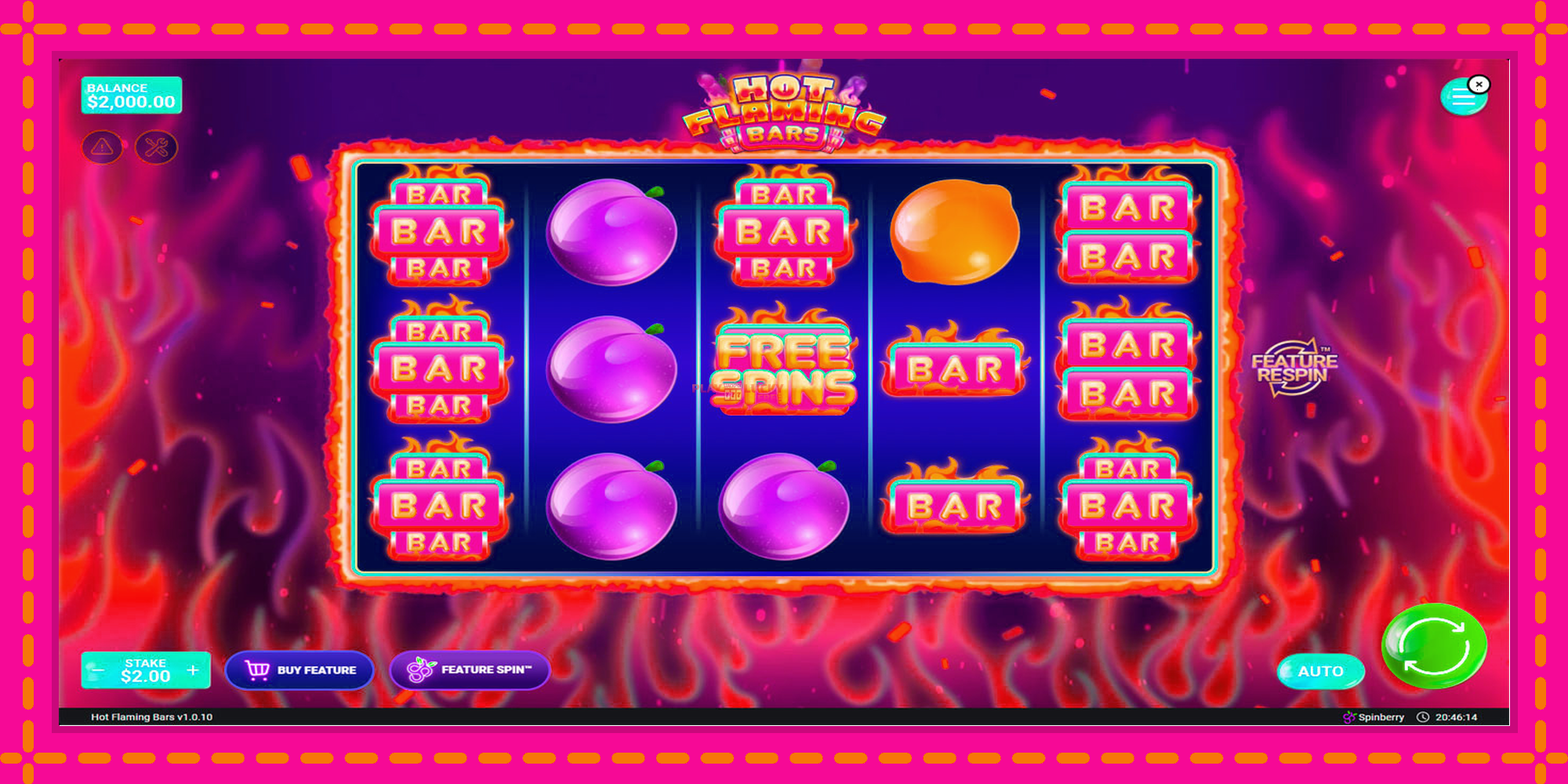 Безплатна игра в Flaming Bars без регистрация, картина 1