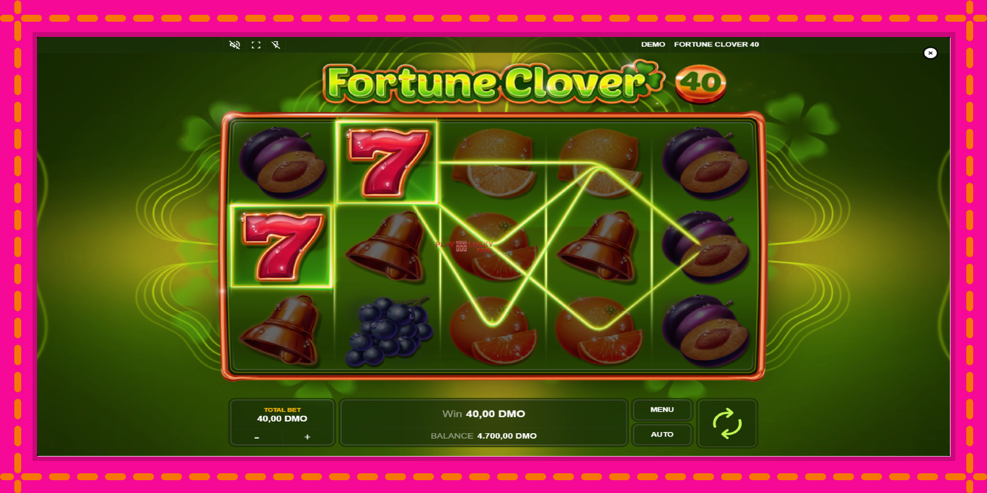 Безплатна игра в Fortune Clover 40 без регистрация, картина 3