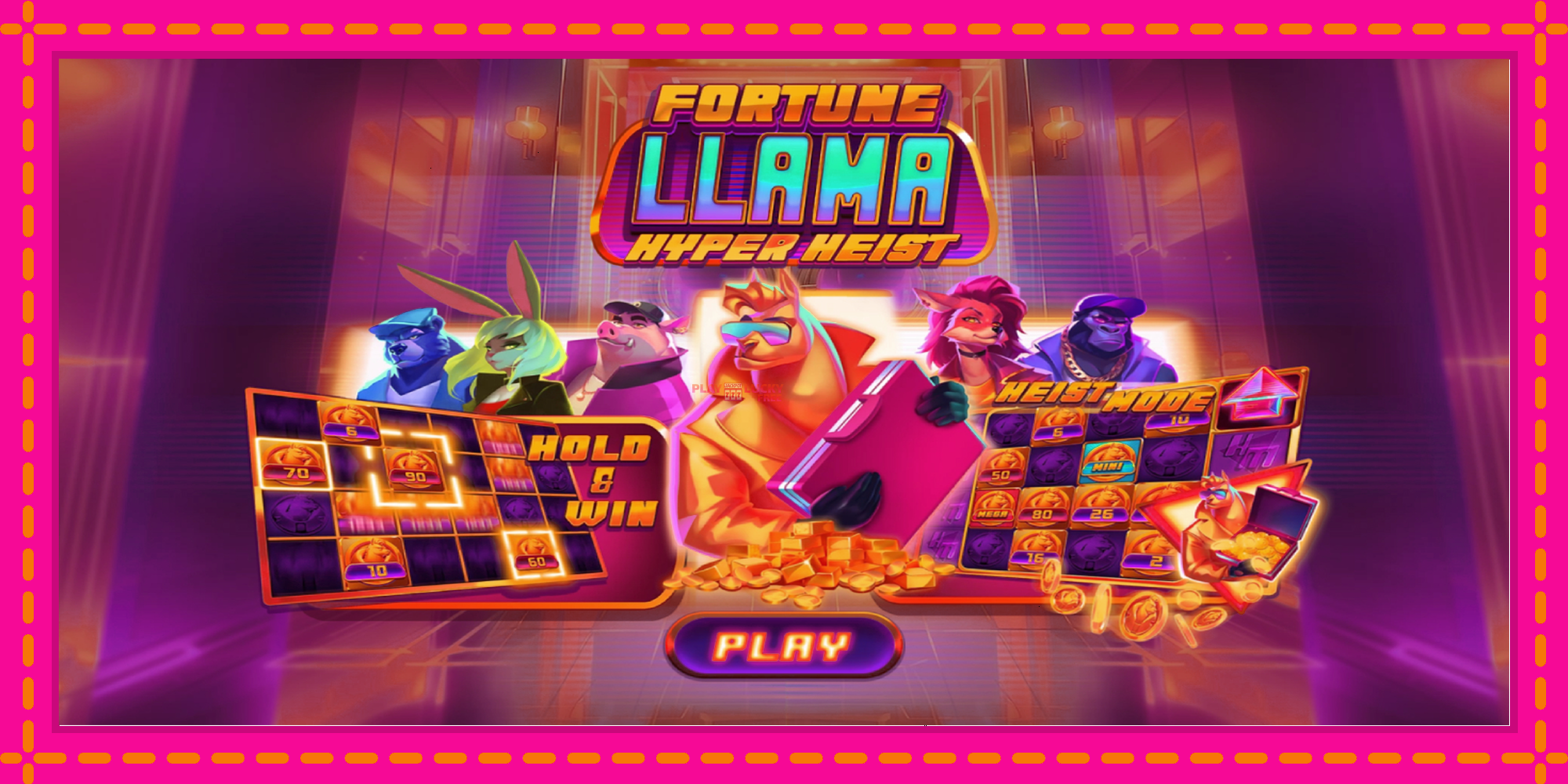 Безплатна игра в Fortune Llama Hyper Heist без регистрация, картина 1