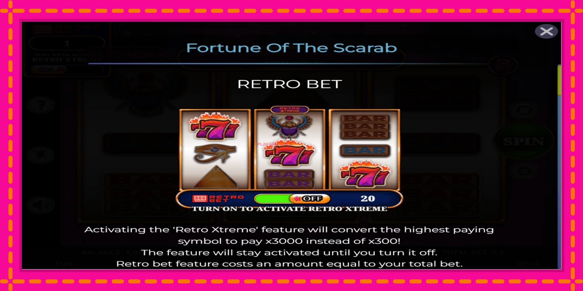 Безплатна игра в Fortune of the Scarab без регистрация, картина 4