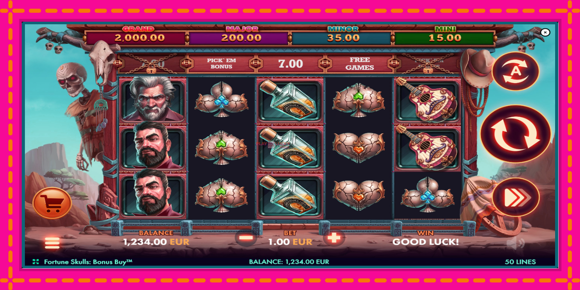 Безплатна игра в Fortune Skulls Bonus Buy без регистрация, картина 2