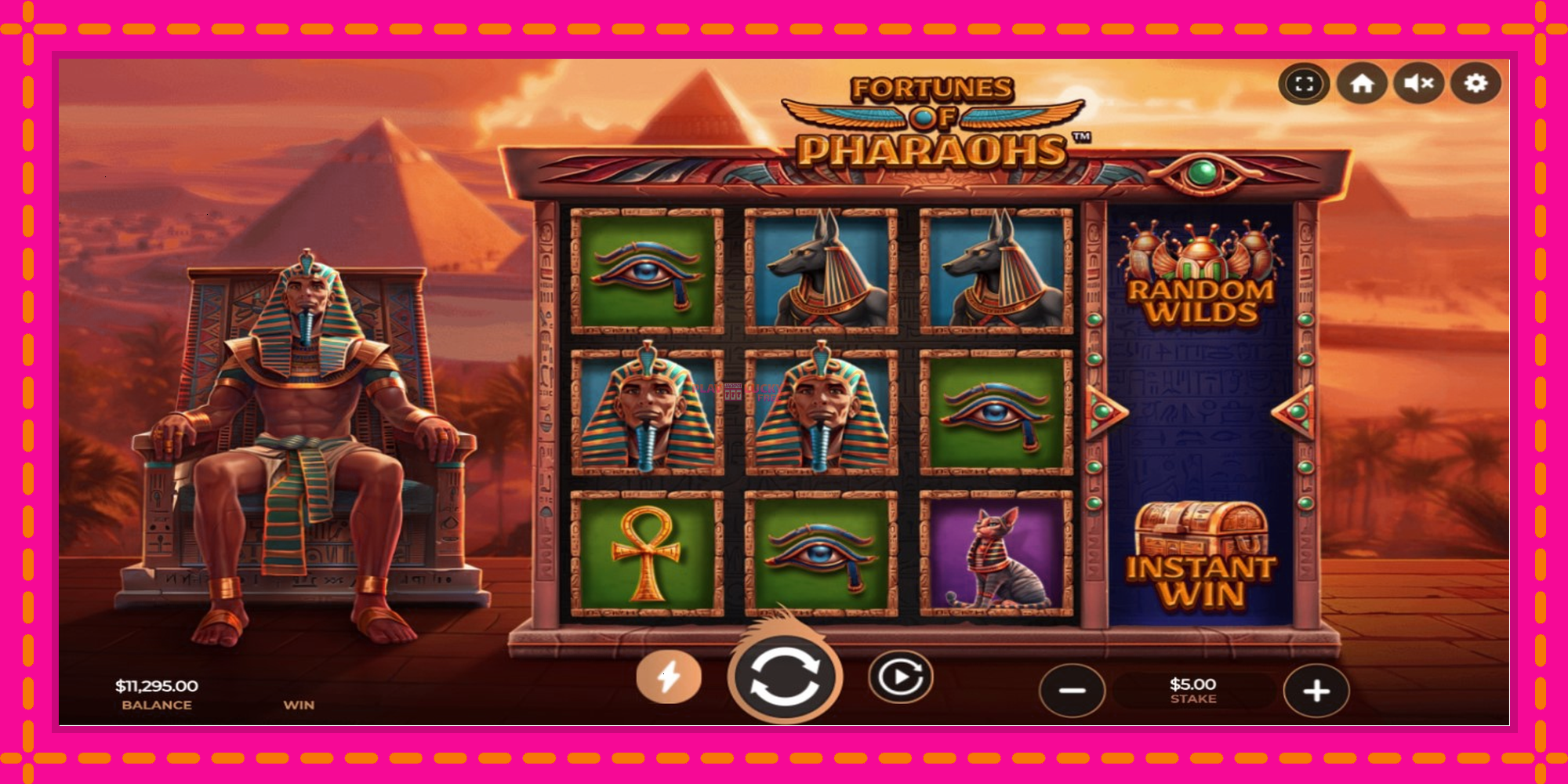 Безплатна игра в Fortunes of Pharaohs без регистрация, картина 2