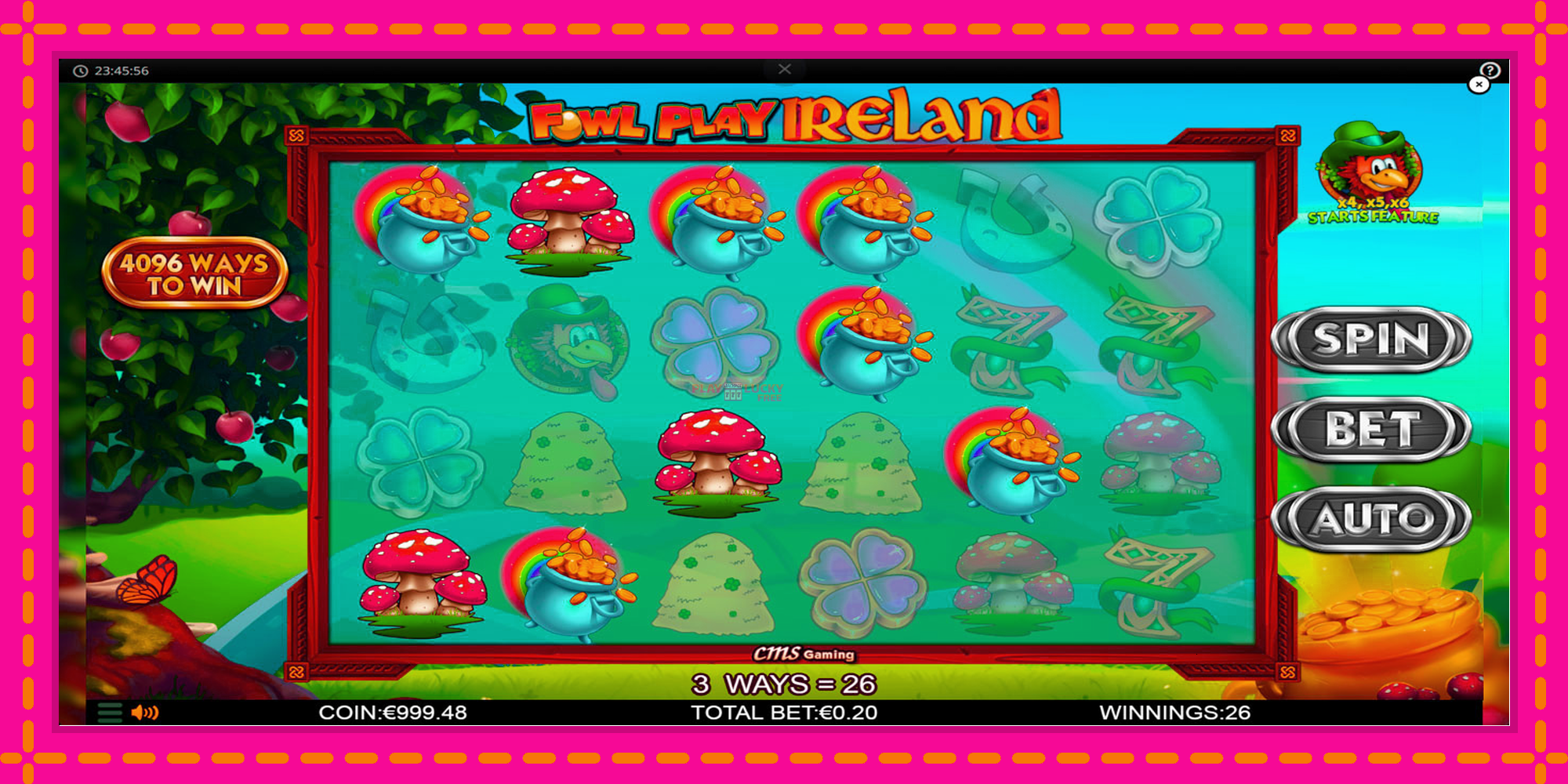 Безплатна игра в Fowl Play Ireland без регистрация, картина 3