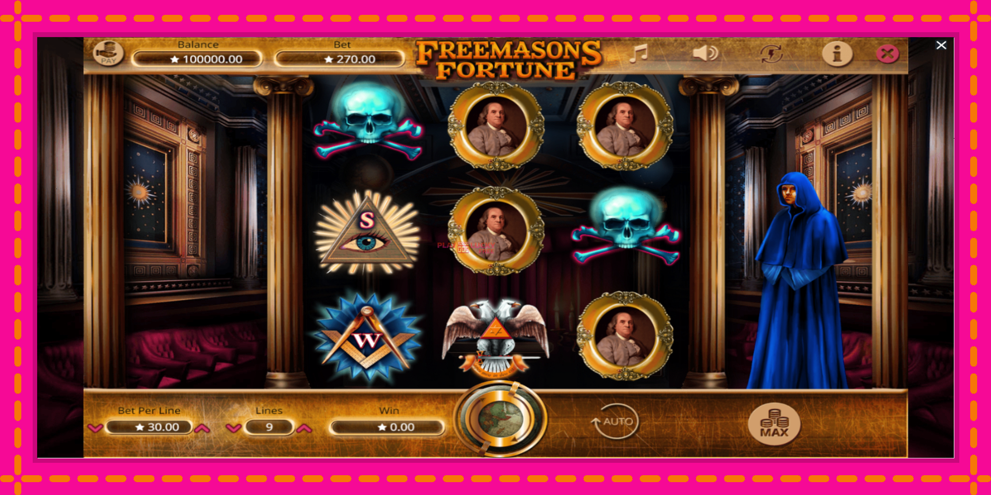 Безплатна игра в Freemasons Fortune без регистрация, картина 2