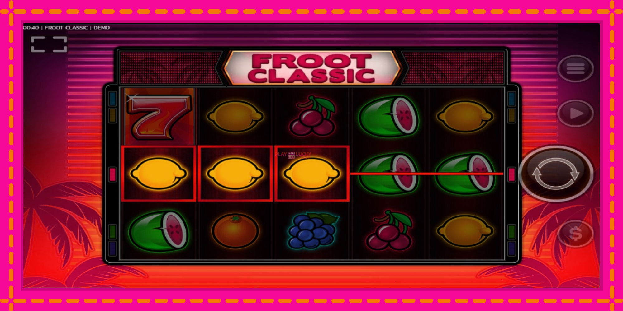 Безплатна игра в Froot Classic без регистрация, картина 2