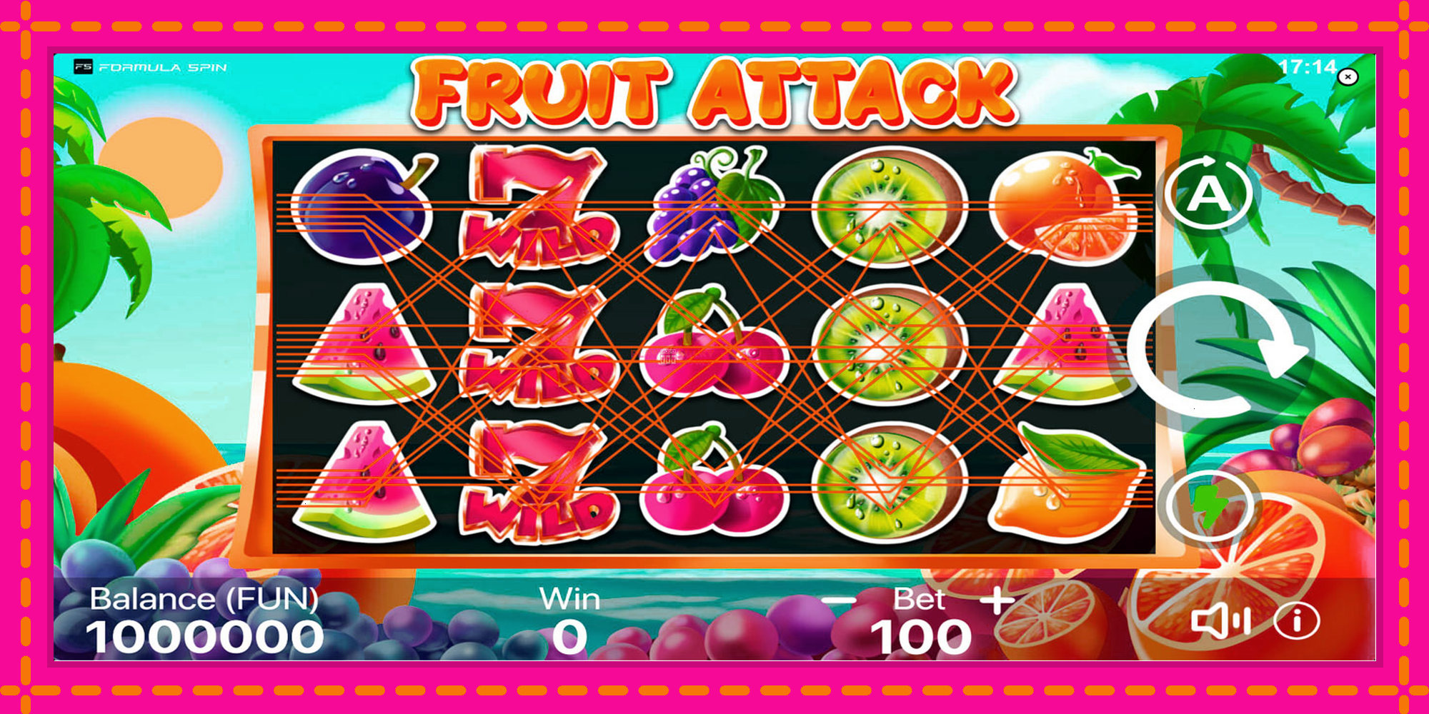 Безплатна игра в Fruit Attack без регистрация, картина 1