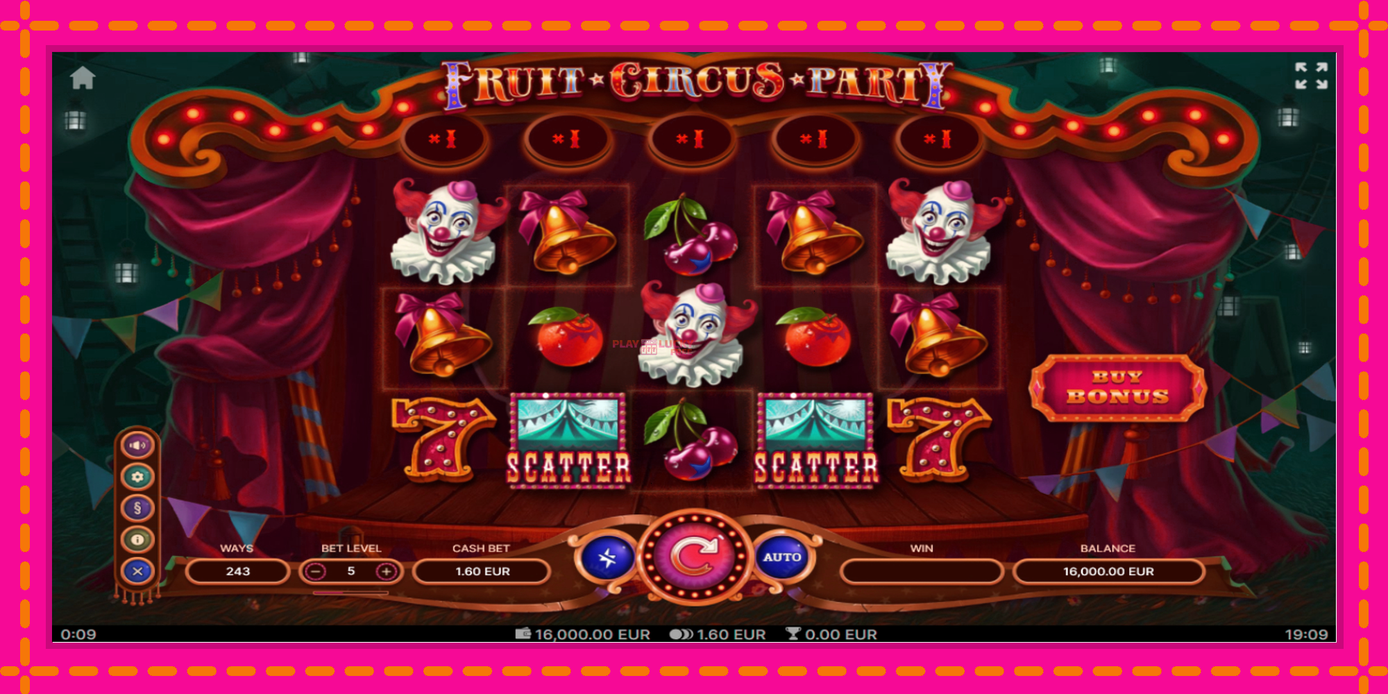 Безплатна игра в Fruit Circus Party без регистрация, картина 2