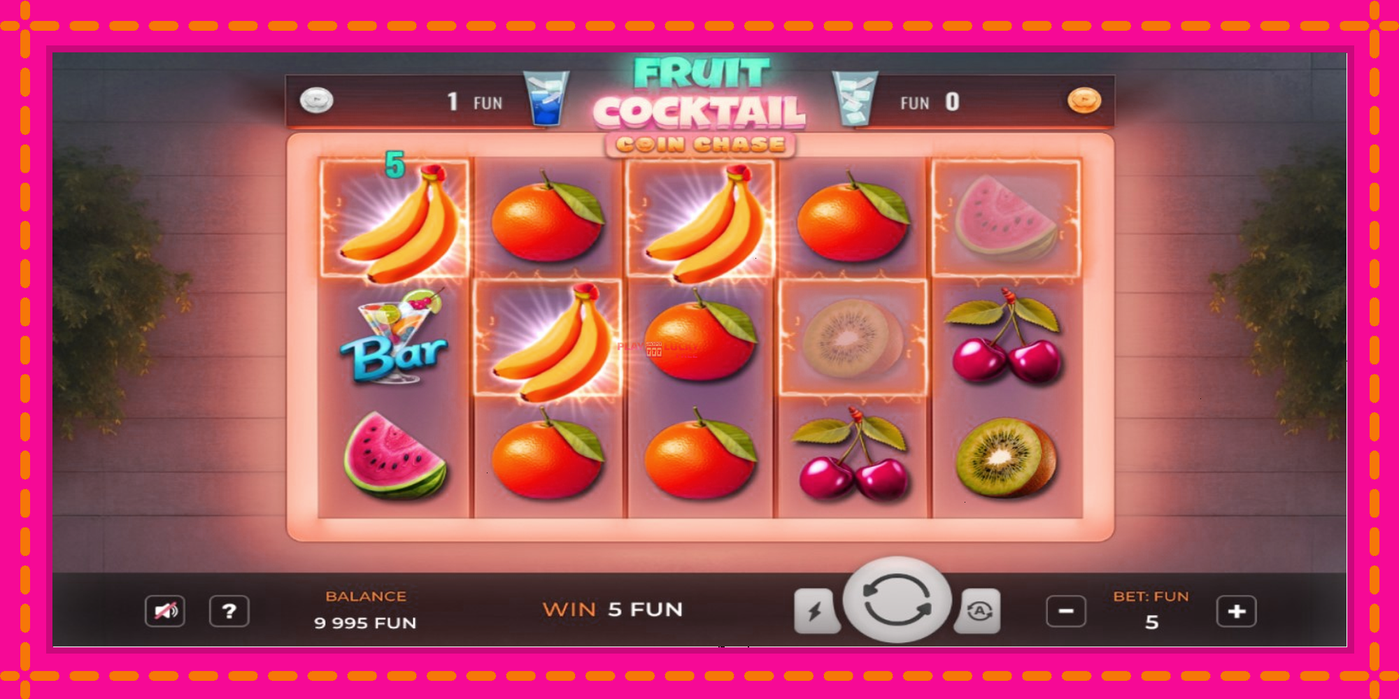 Безплатна игра в Fruit Cocktail Coin Chase без регистрация, картина 2