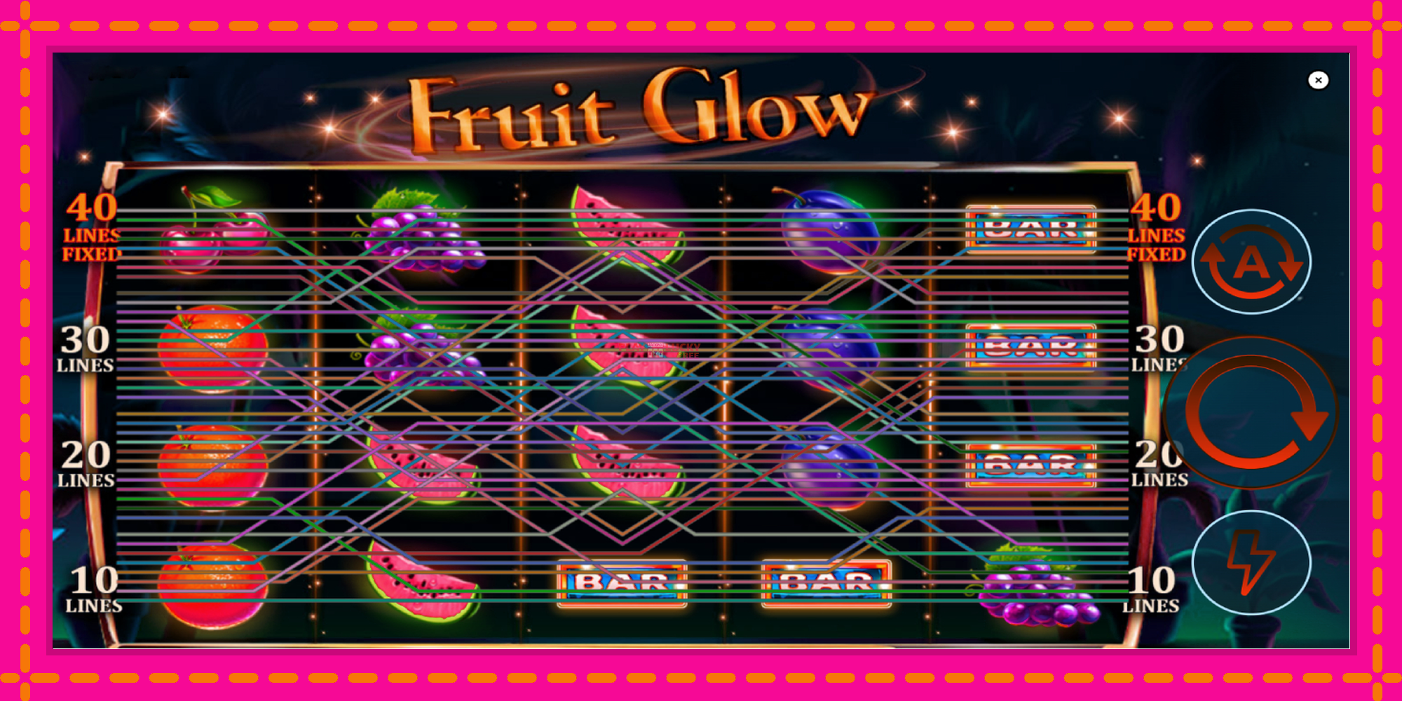 Безплатна игра в Fruit Glow без регистрация, картина 2