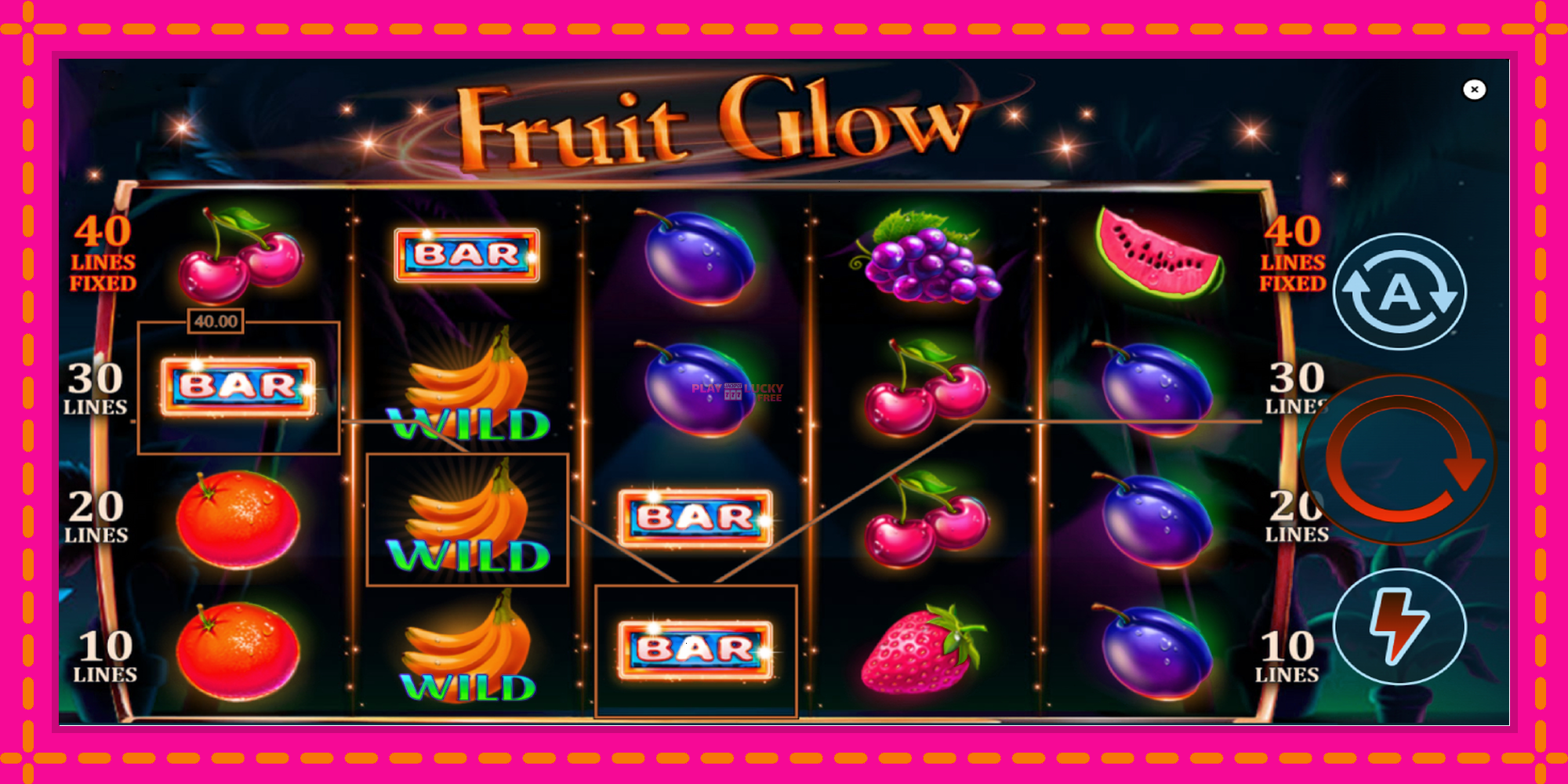 Безплатна игра в Fruit Glow без регистрация, картина 3