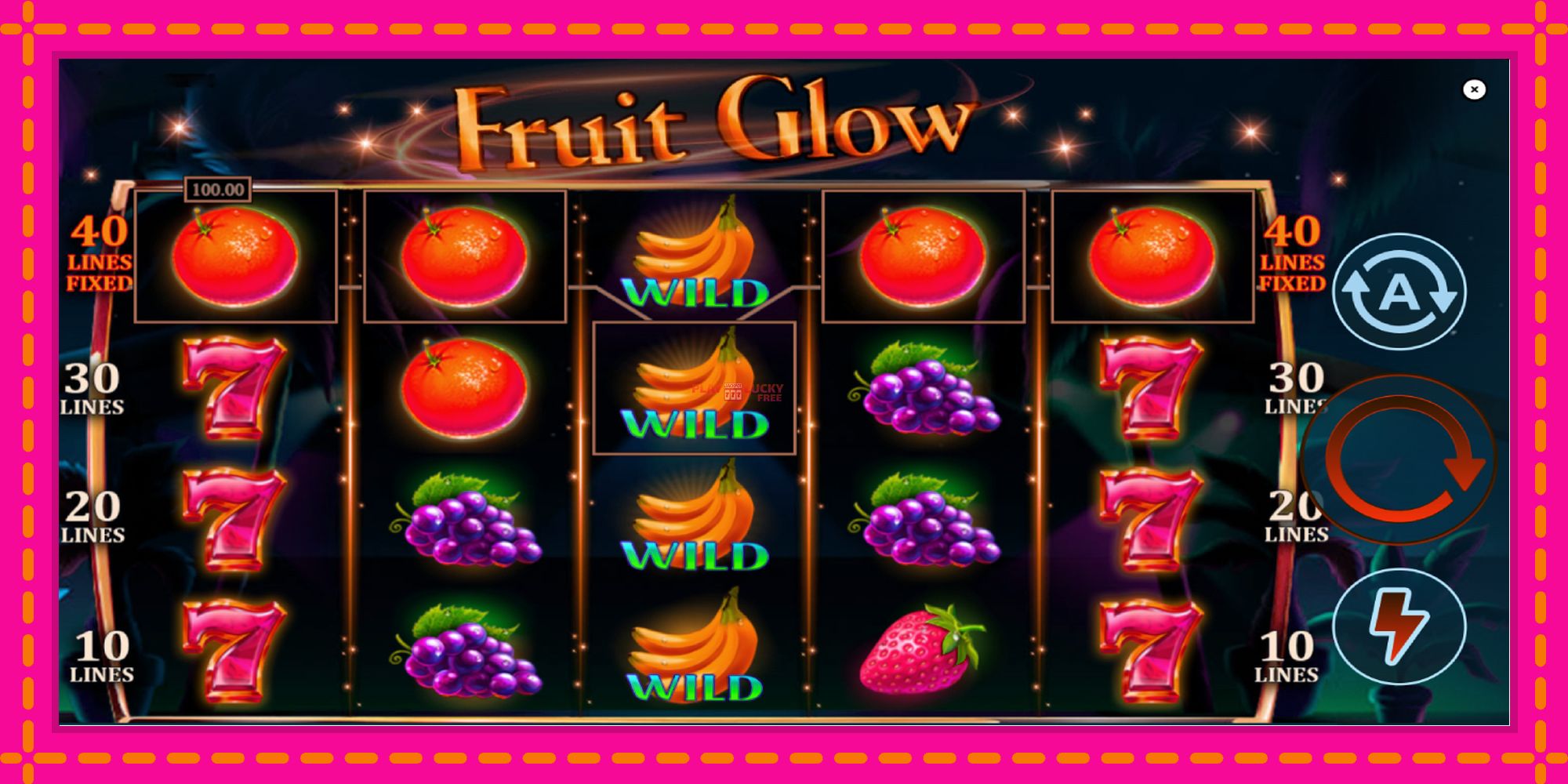 Безплатна игра в Fruit Glow без регистрация, картина 4