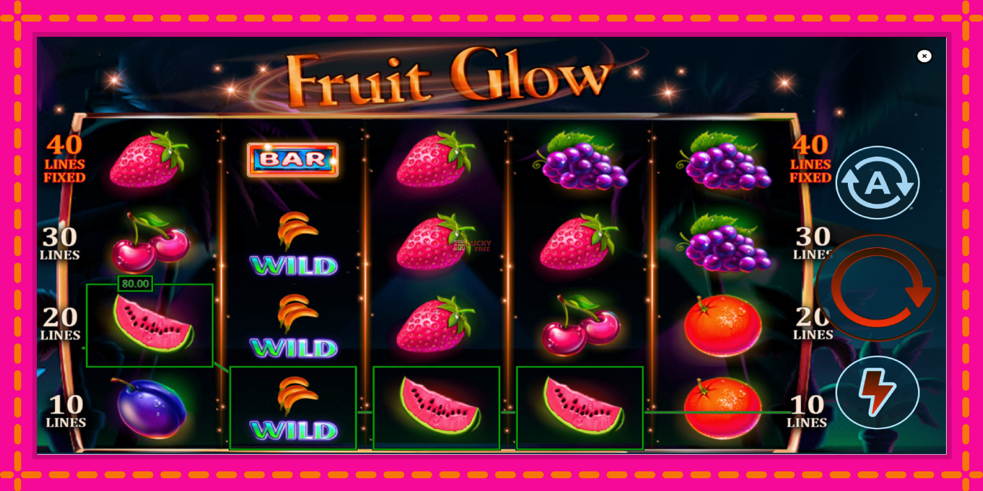 Безплатна игра в Fruit Glow без регистрация, картина 5