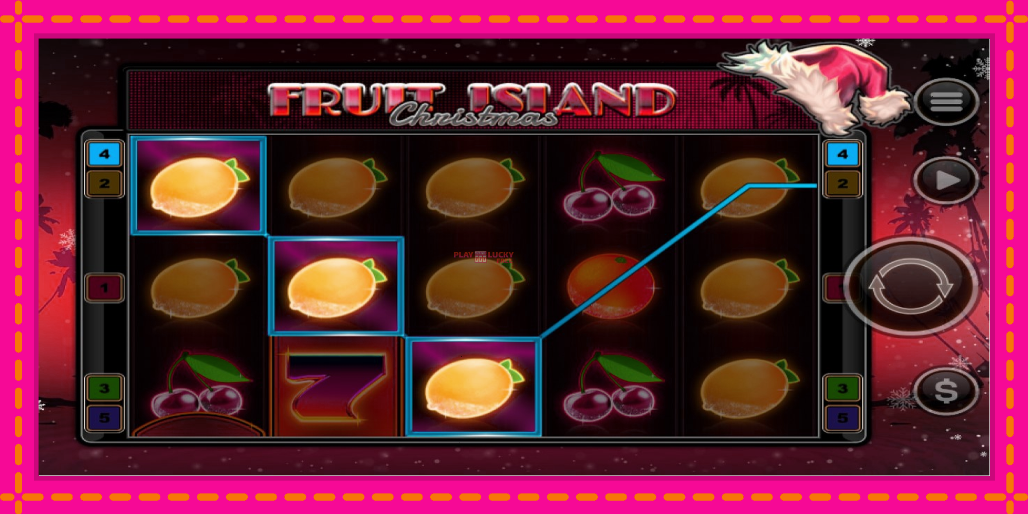 Безплатна игра в Fruit Island Christmas без регистрация, картина 3