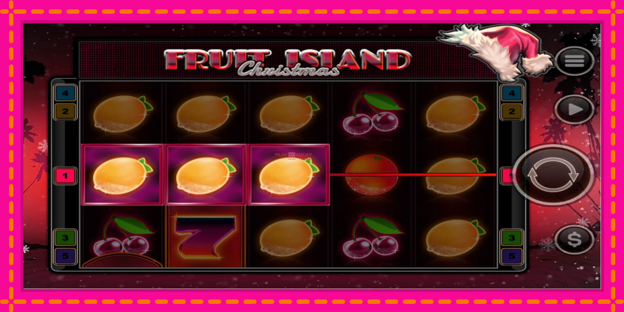 Безплатна игра в Fruit Island Christmas без регистрация, картина 4