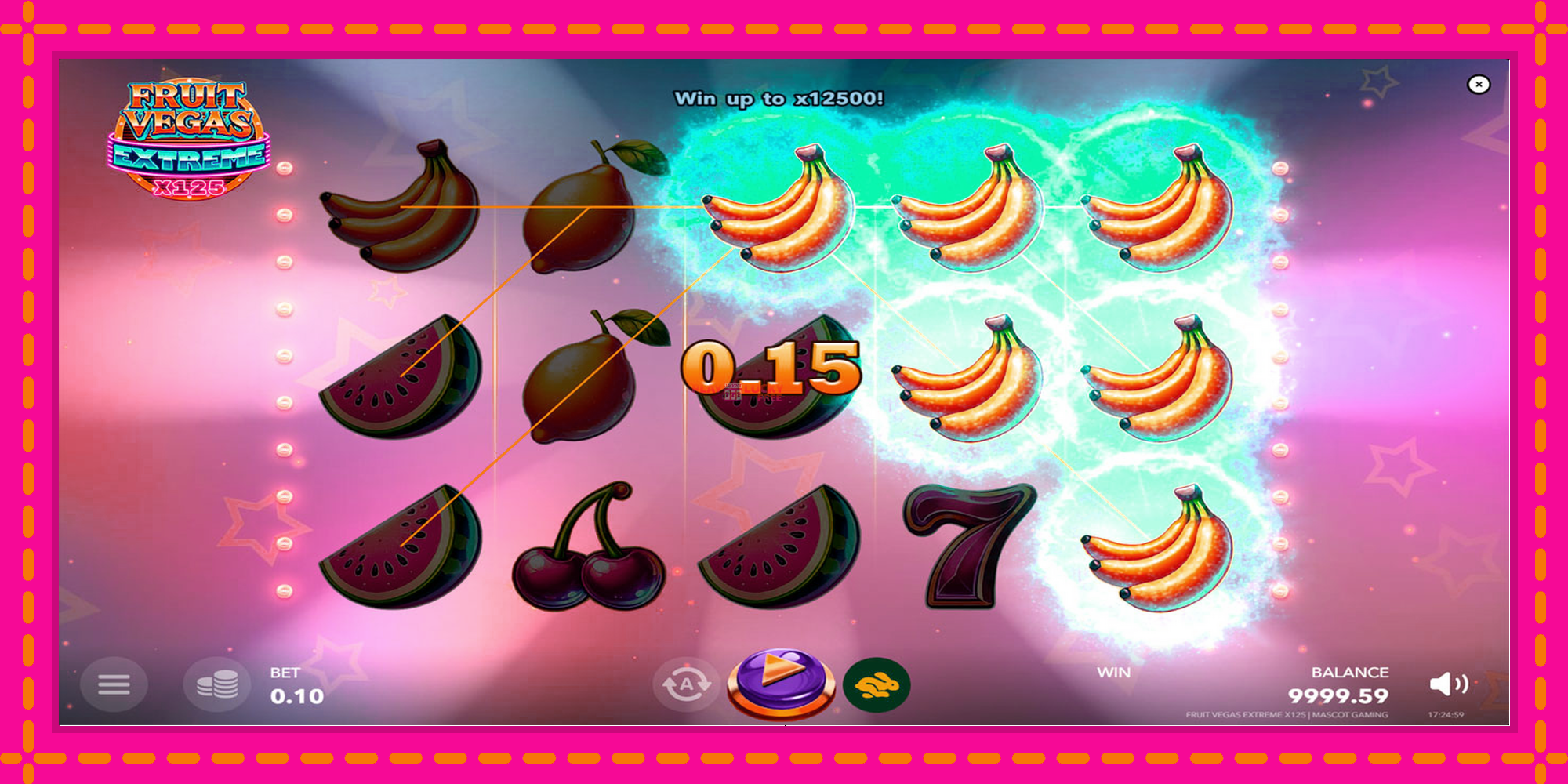 Безплатна игра в Fruit Vegas Extreme x125 без регистрация, картина 5