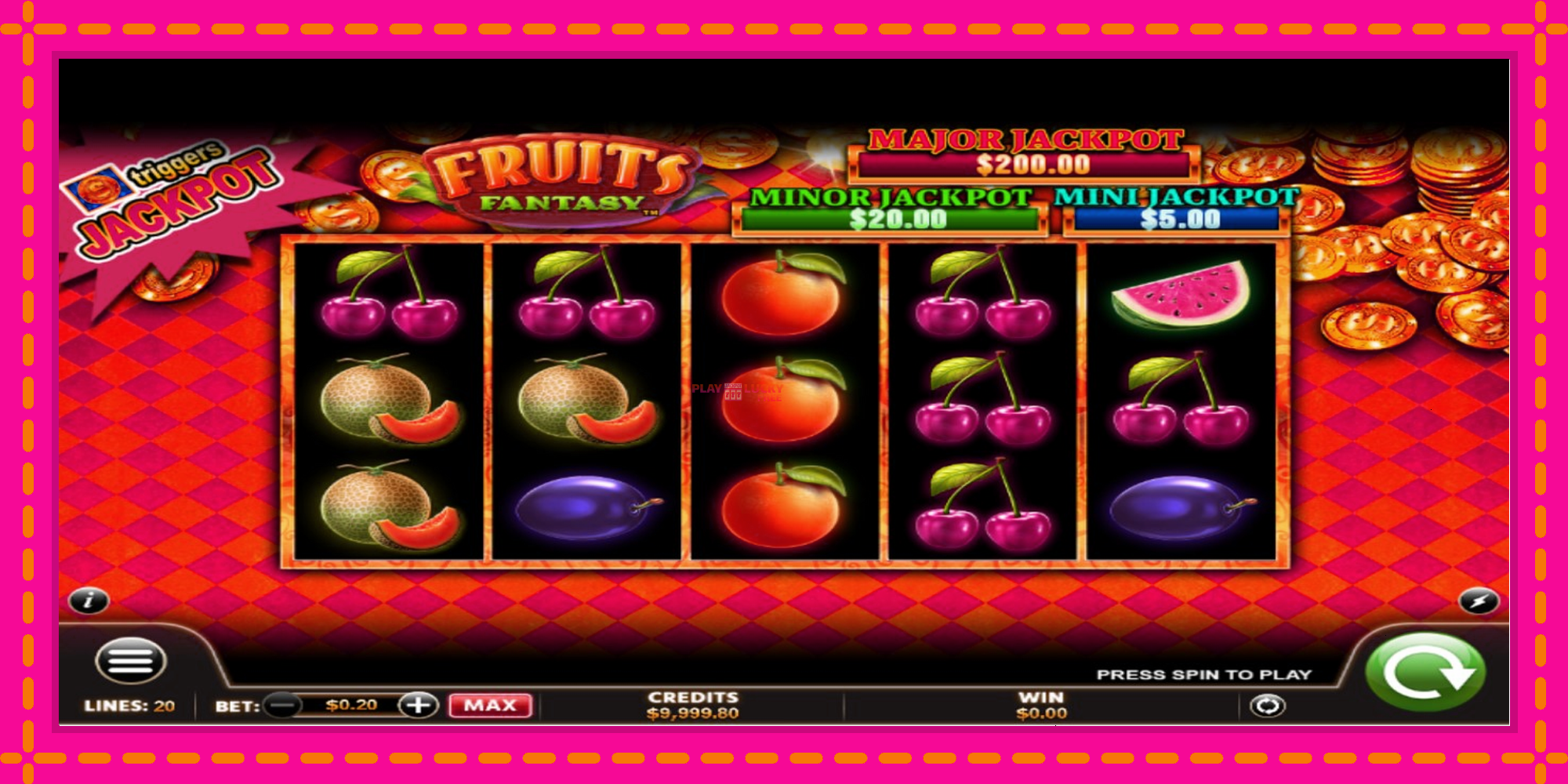 Безплатна игра в Fruits Fantasy без регистрация, картина 2