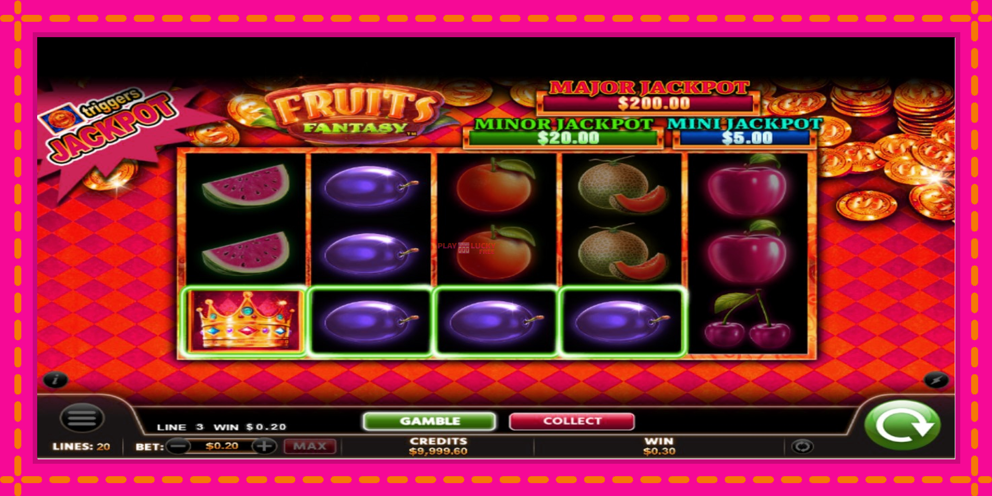 Безплатна игра в Fruits Fantasy без регистрация, картина 3