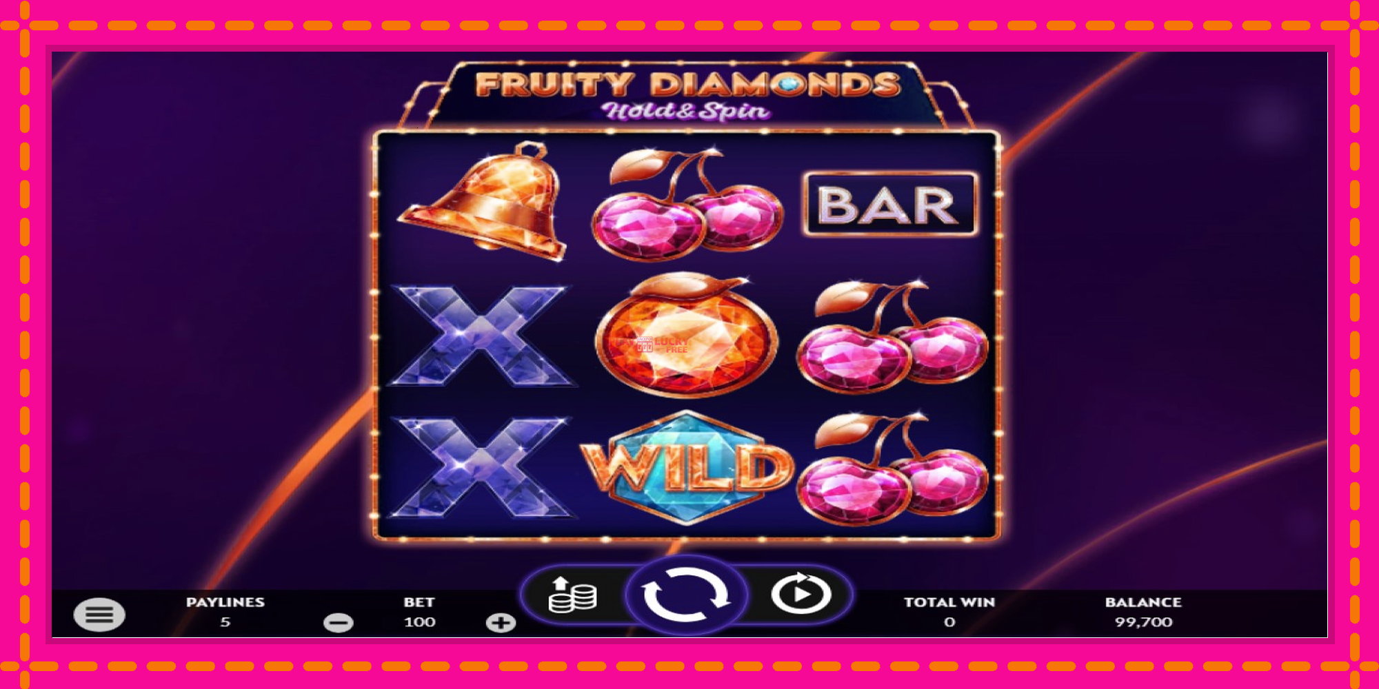 Безплатна игра в Fruity Diamonds без регистрация, картина 2