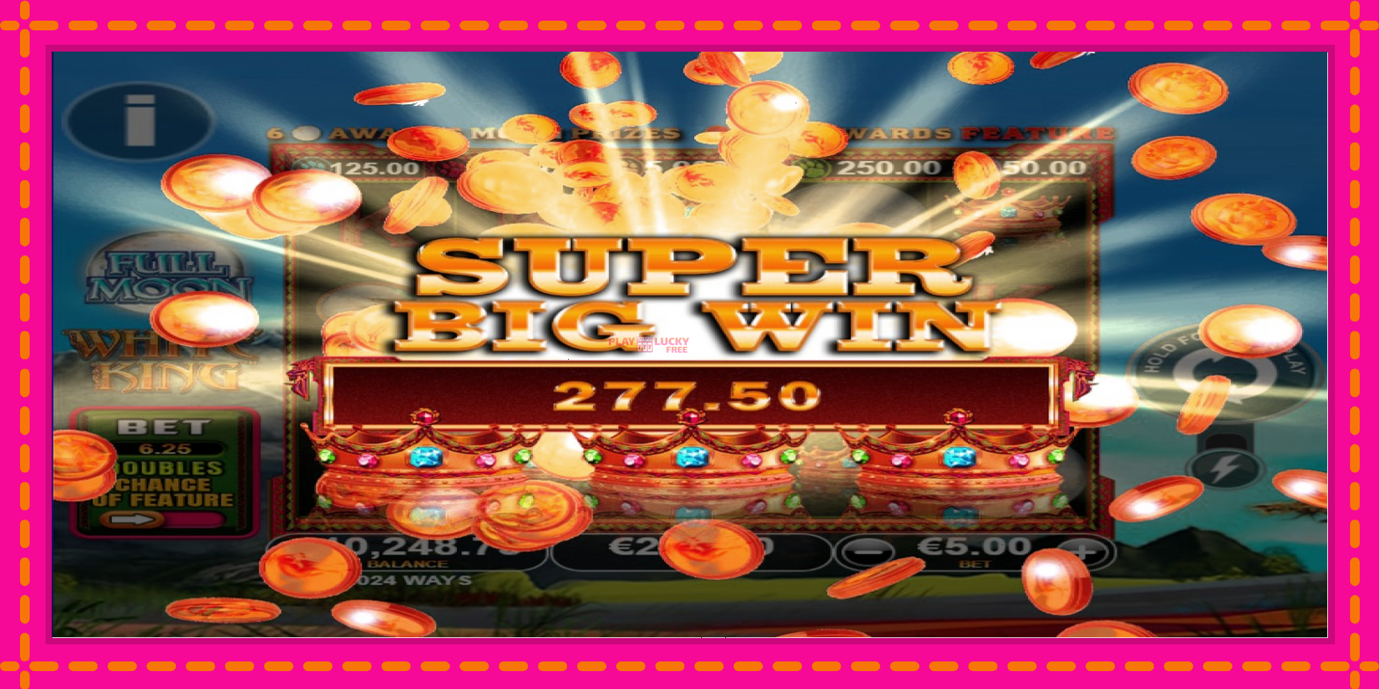 Безплатна игра в Full Moon: White King PowerPlay Jackpot без регистрация, картина 5