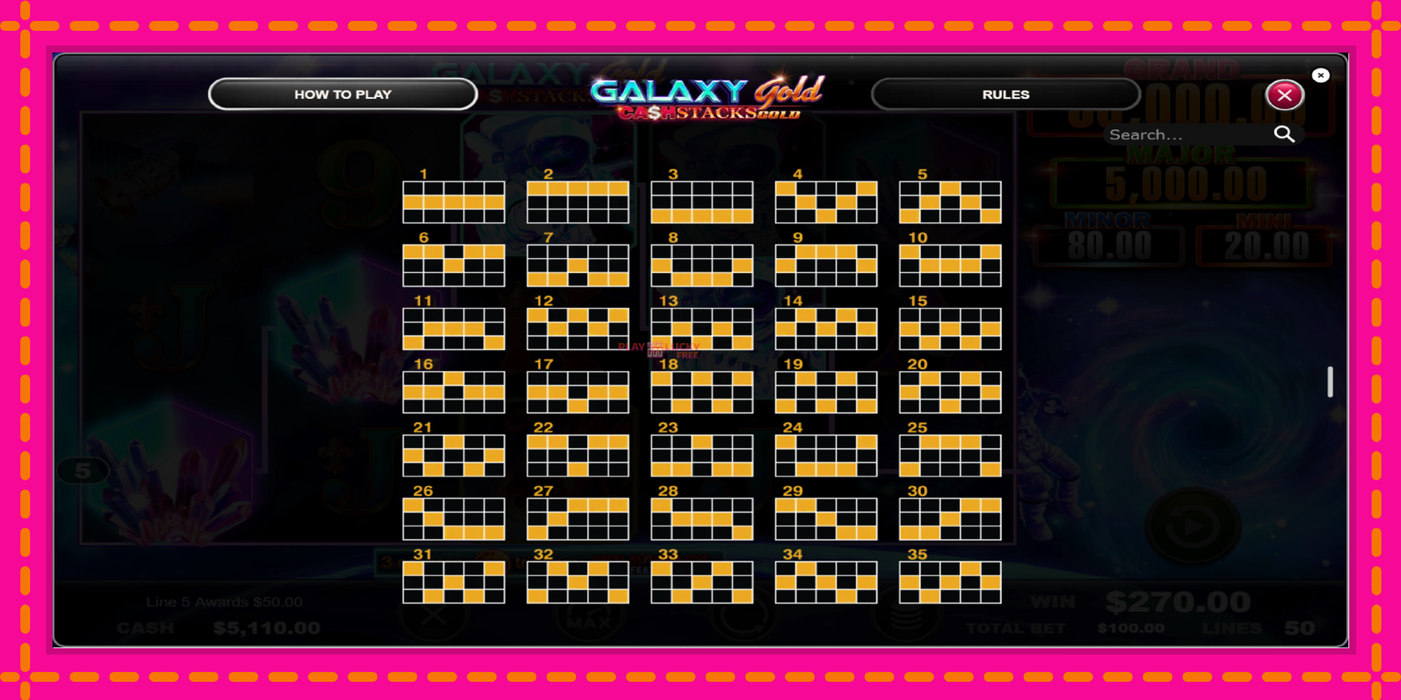 Безплатна игра в Galaxy Gold CashStacks Gold без регистрация, картина 6