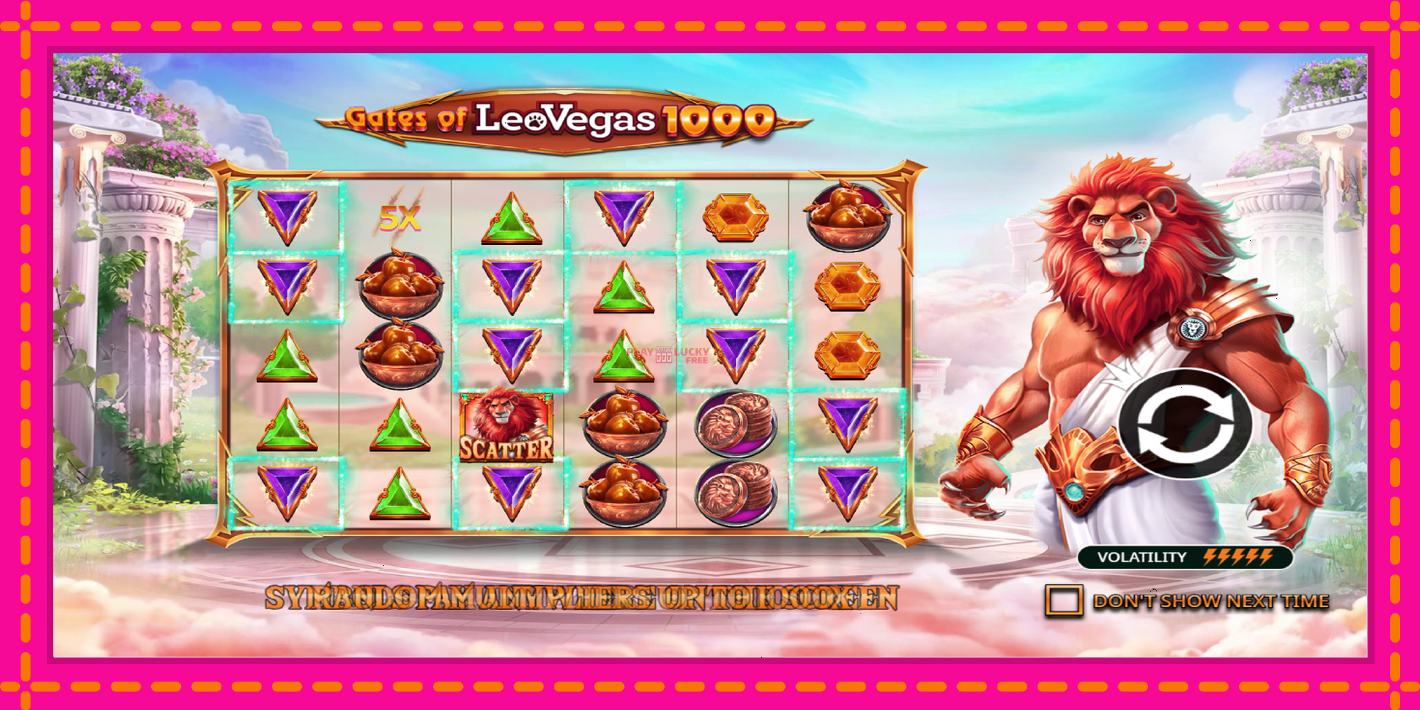 Безплатна игра в Gates of LeoVegas 1000 без регистрация, картина 1