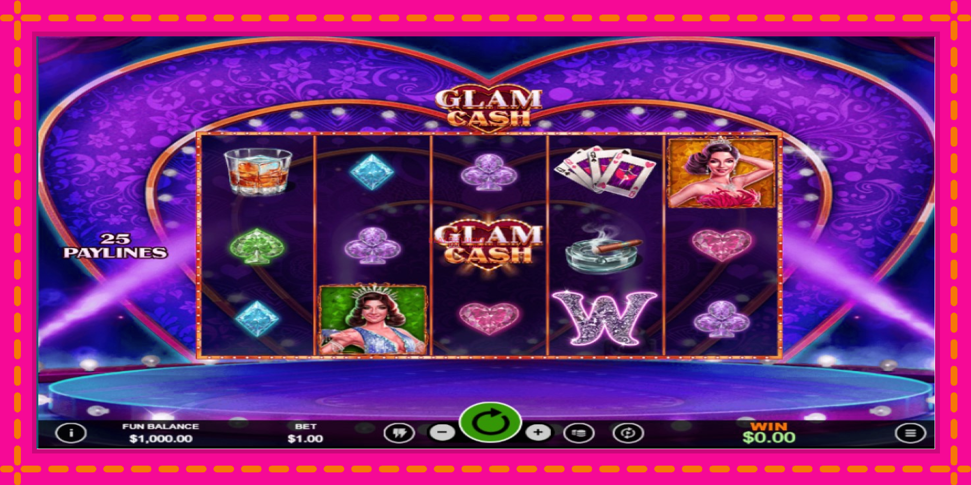 Безплатна игра в Glam Cash без регистрация, картина 1