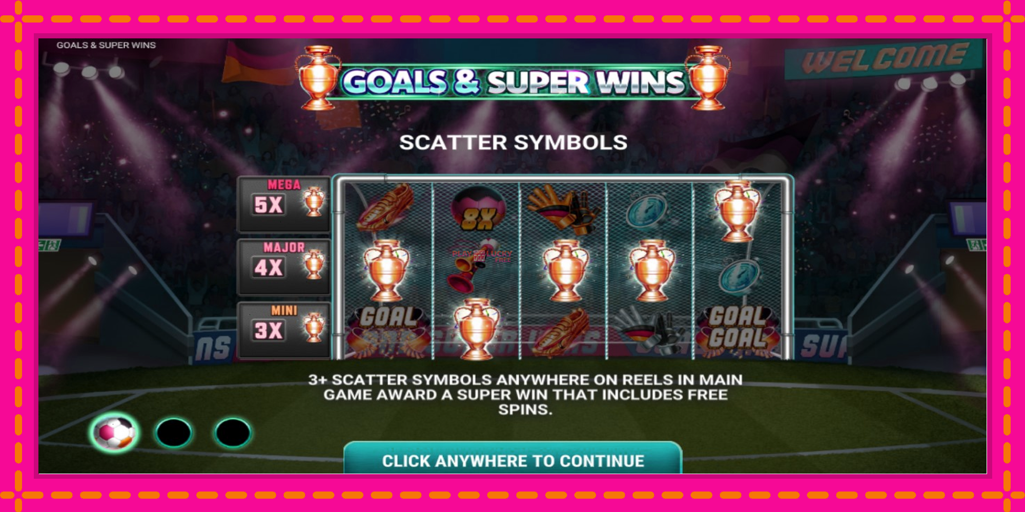 Безплатна игра в Goals & Super Wins без регистрация, картина 1