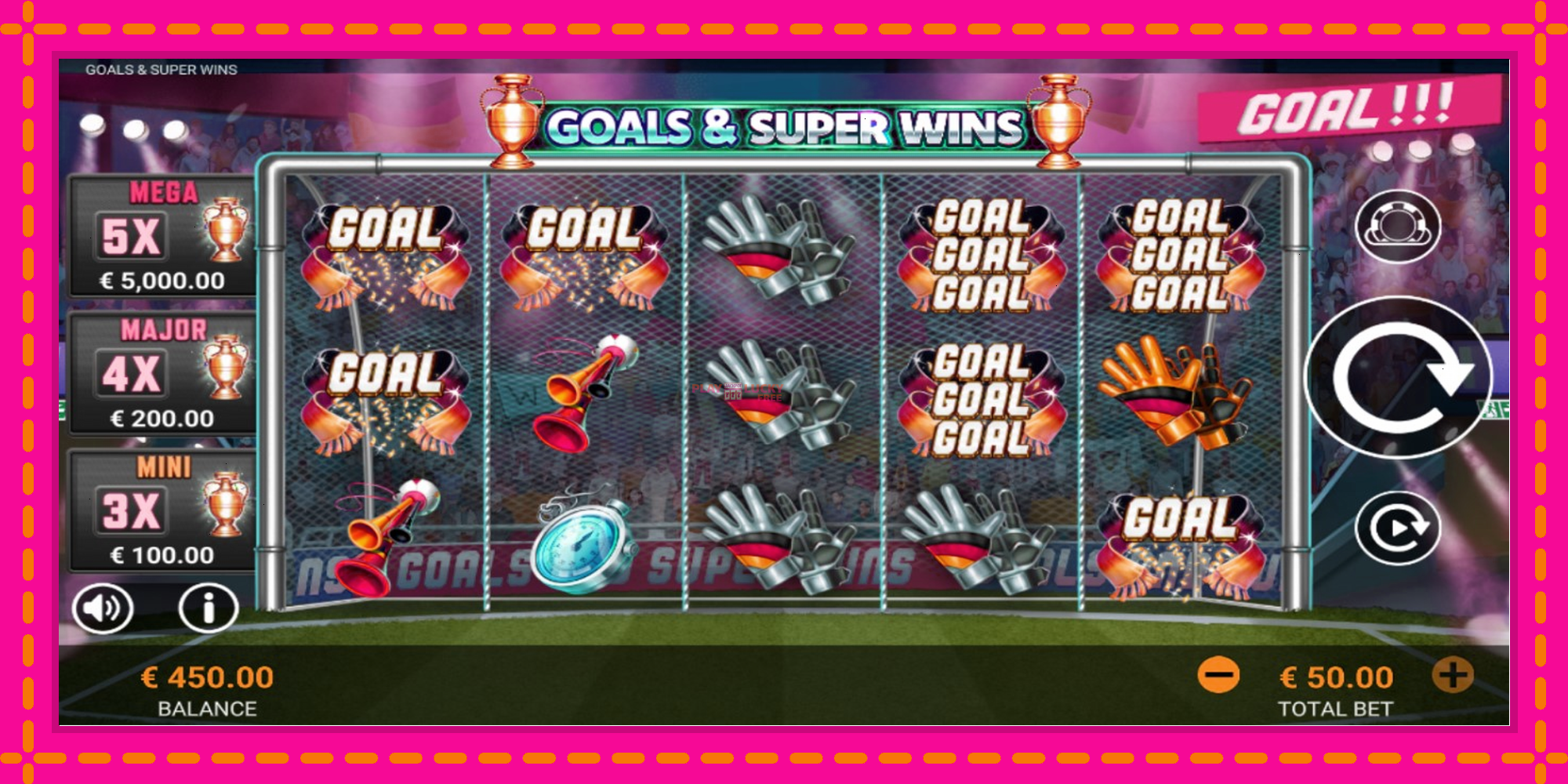 Безплатна игра в Goals & Super Wins без регистрация, картина 2