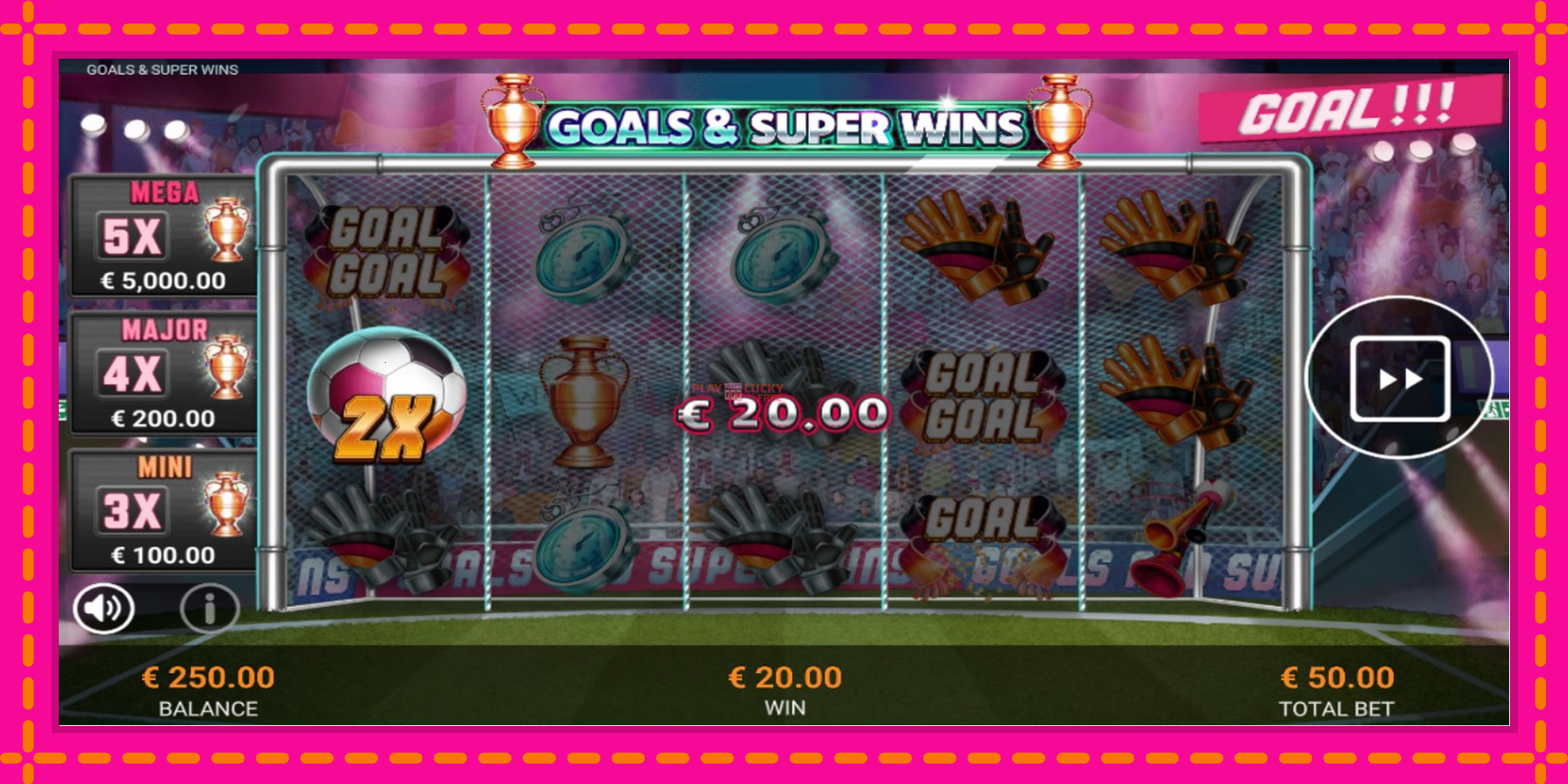 Безплатна игра в Goals & Super Wins без регистрация, картина 3