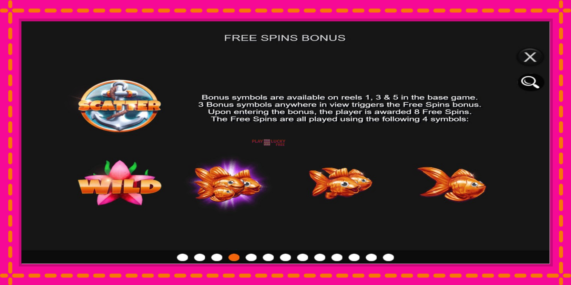 Безплатна игра в Gold Fishy Free Spins без регистрация, картина 5