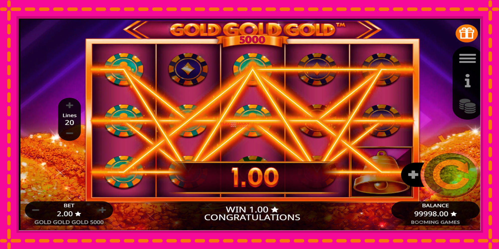 Безплатна игра в Gold Gold Gold 5000 без регистрация, картина 2