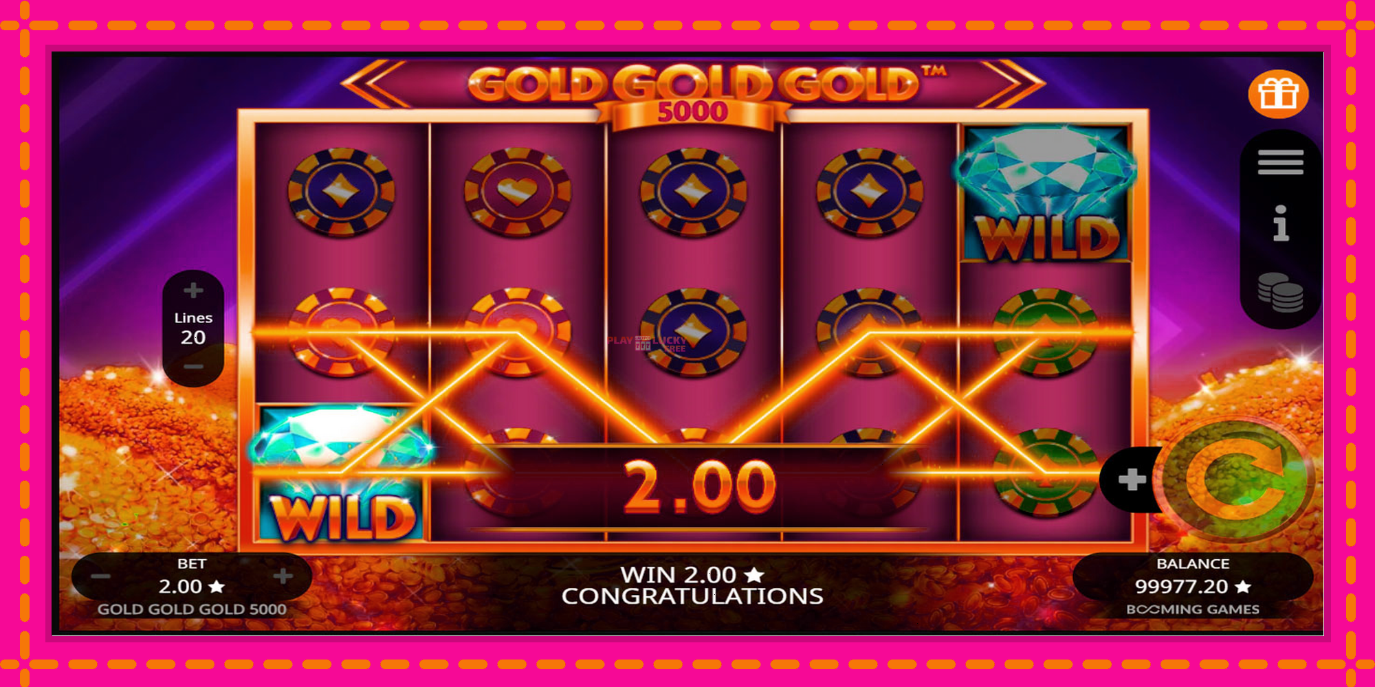 Безплатна игра в Gold Gold Gold 5000 без регистрация, картина 5