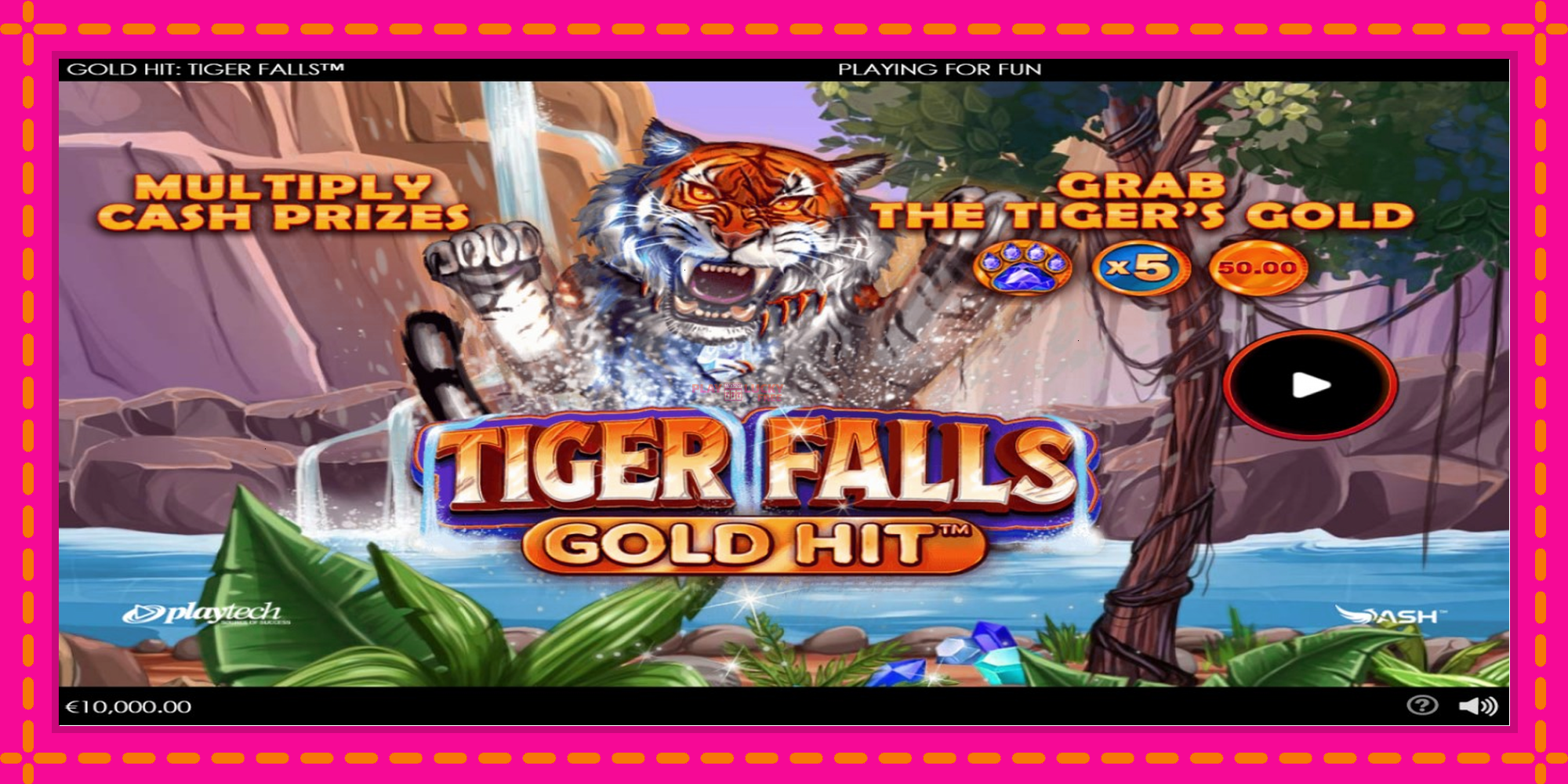 Безплатна игра в Gold Hit: Tiger Falls без регистрация, картина 1