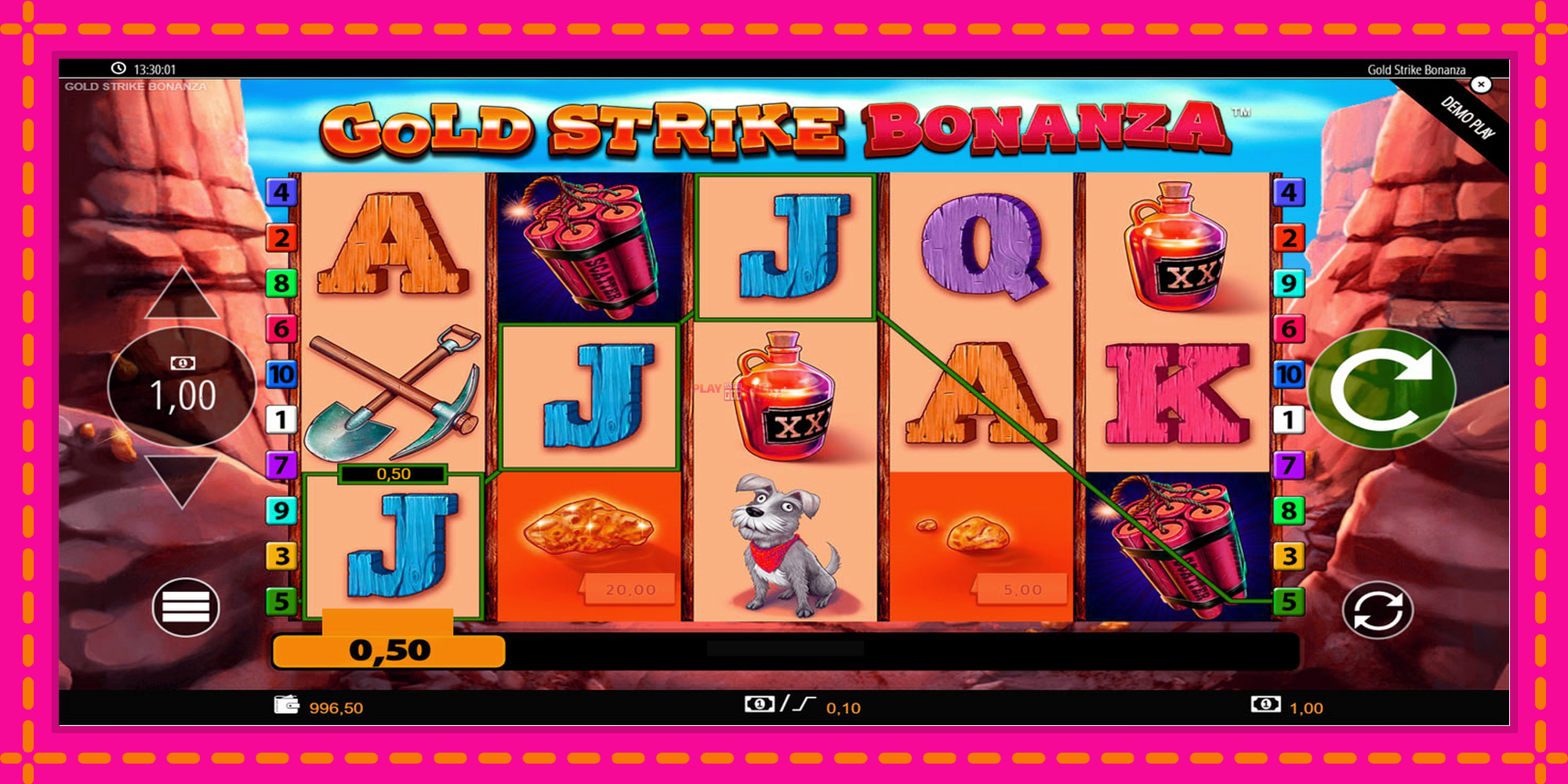 Безплатна игра в Gold Strike Bonanza без регистрация, картина 2