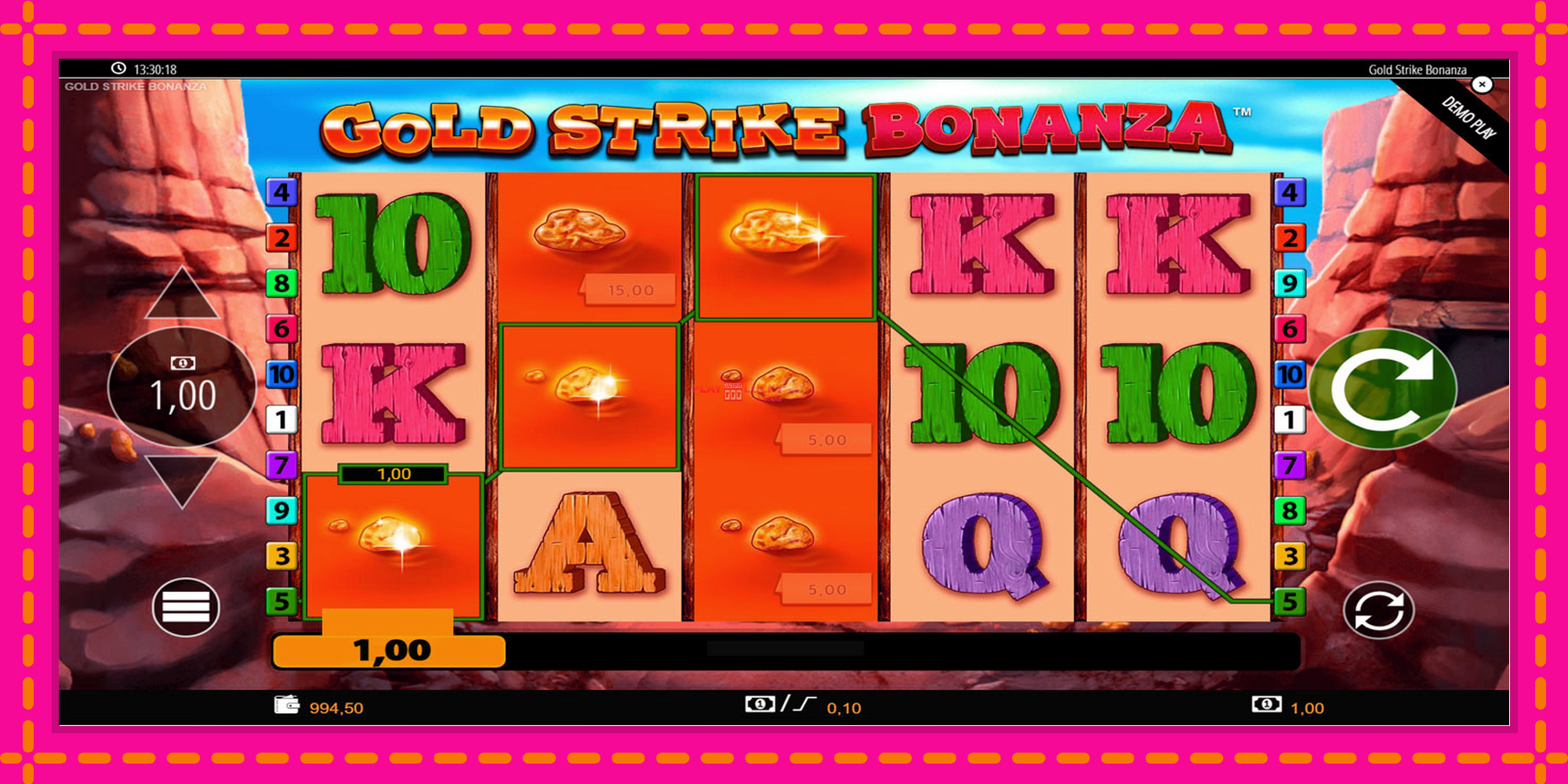 Безплатна игра в Gold Strike Bonanza без регистрация, картина 3