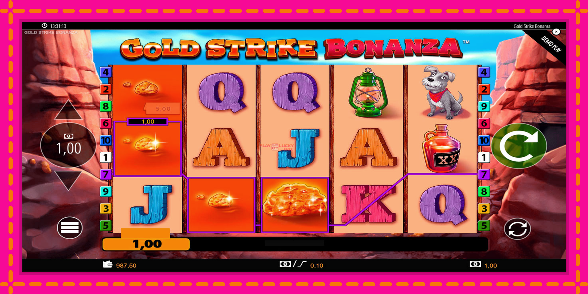 Безплатна игра в Gold Strike Bonanza без регистрация, картина 5