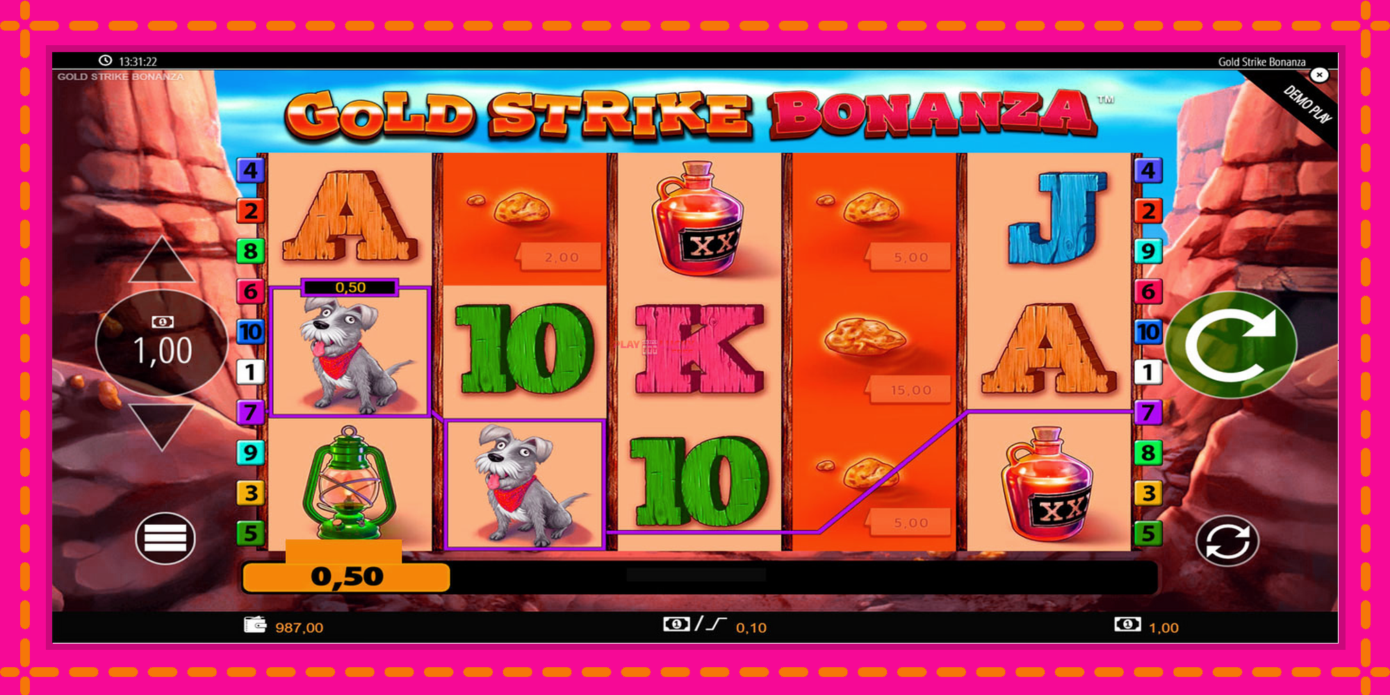 Безплатна игра в Gold Strike Bonanza без регистрация, картина 6