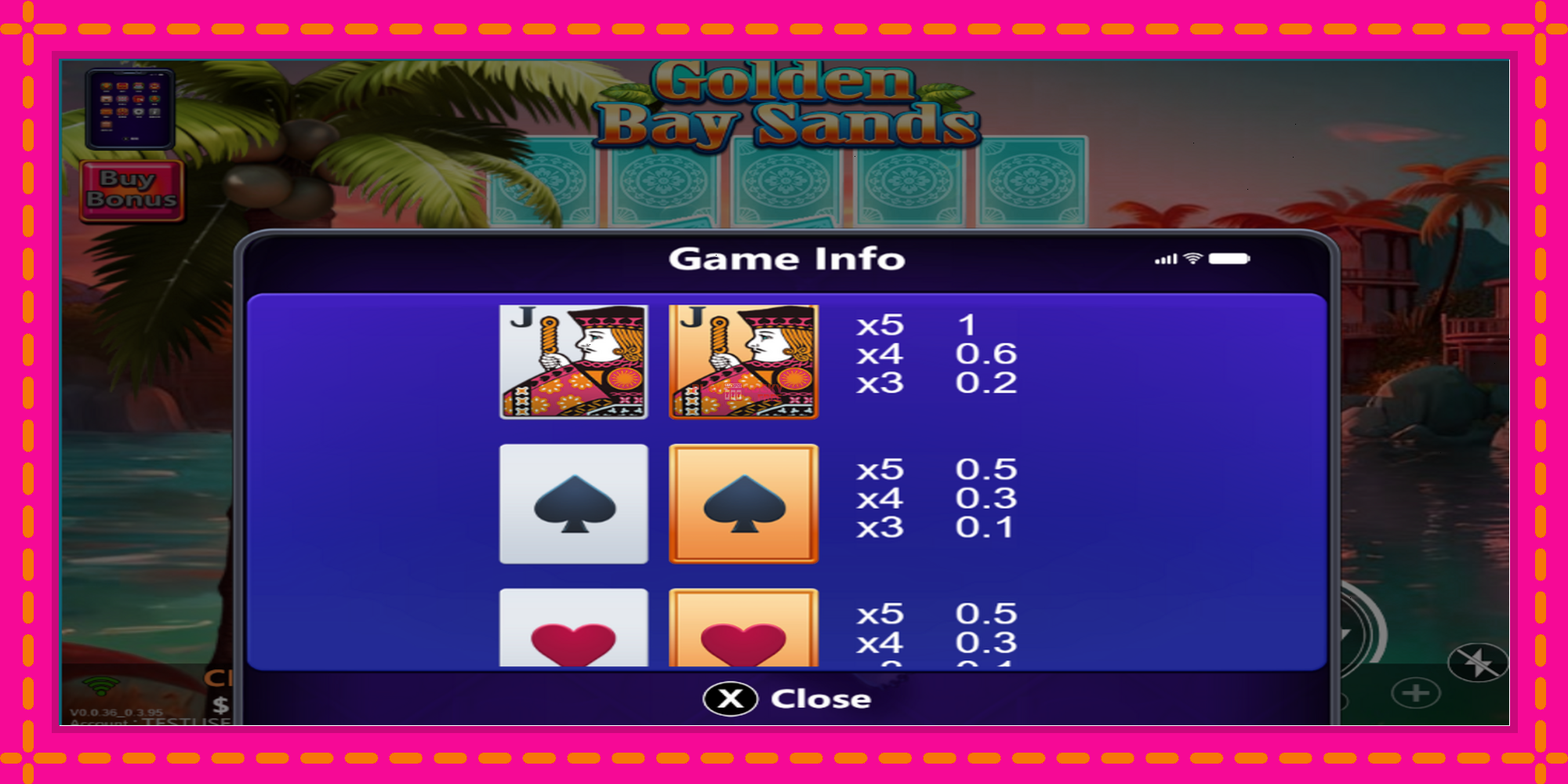 Безплатна игра в Golden Bay Sands без регистрация, картина 5