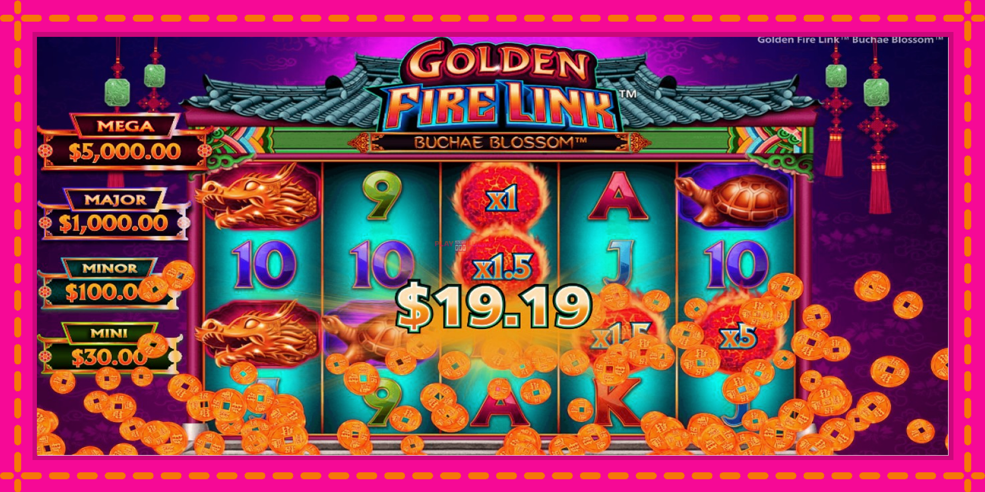 Безплатна игра в Golden Fire Link Buchae Blossom без регистрация, картина 4