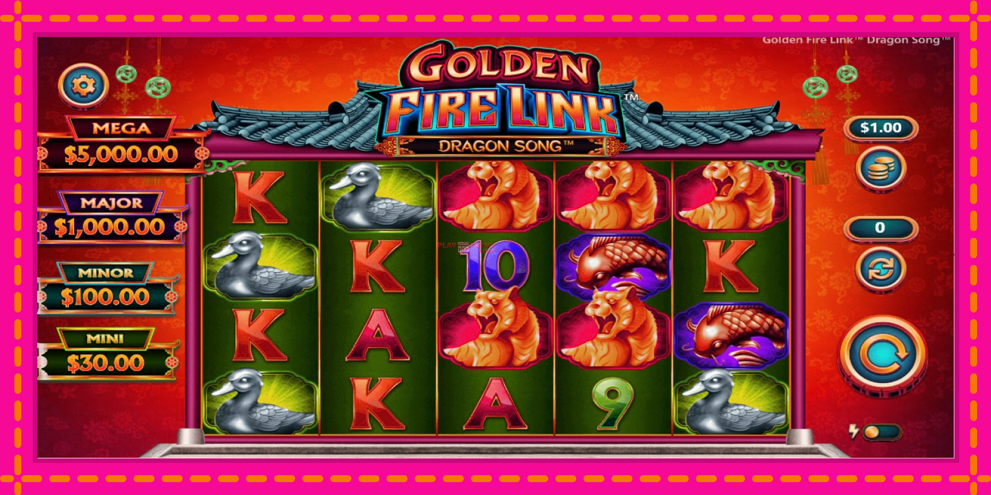 Безплатна игра в Golden Fire Link Dragon Song без регистрация, картина 1