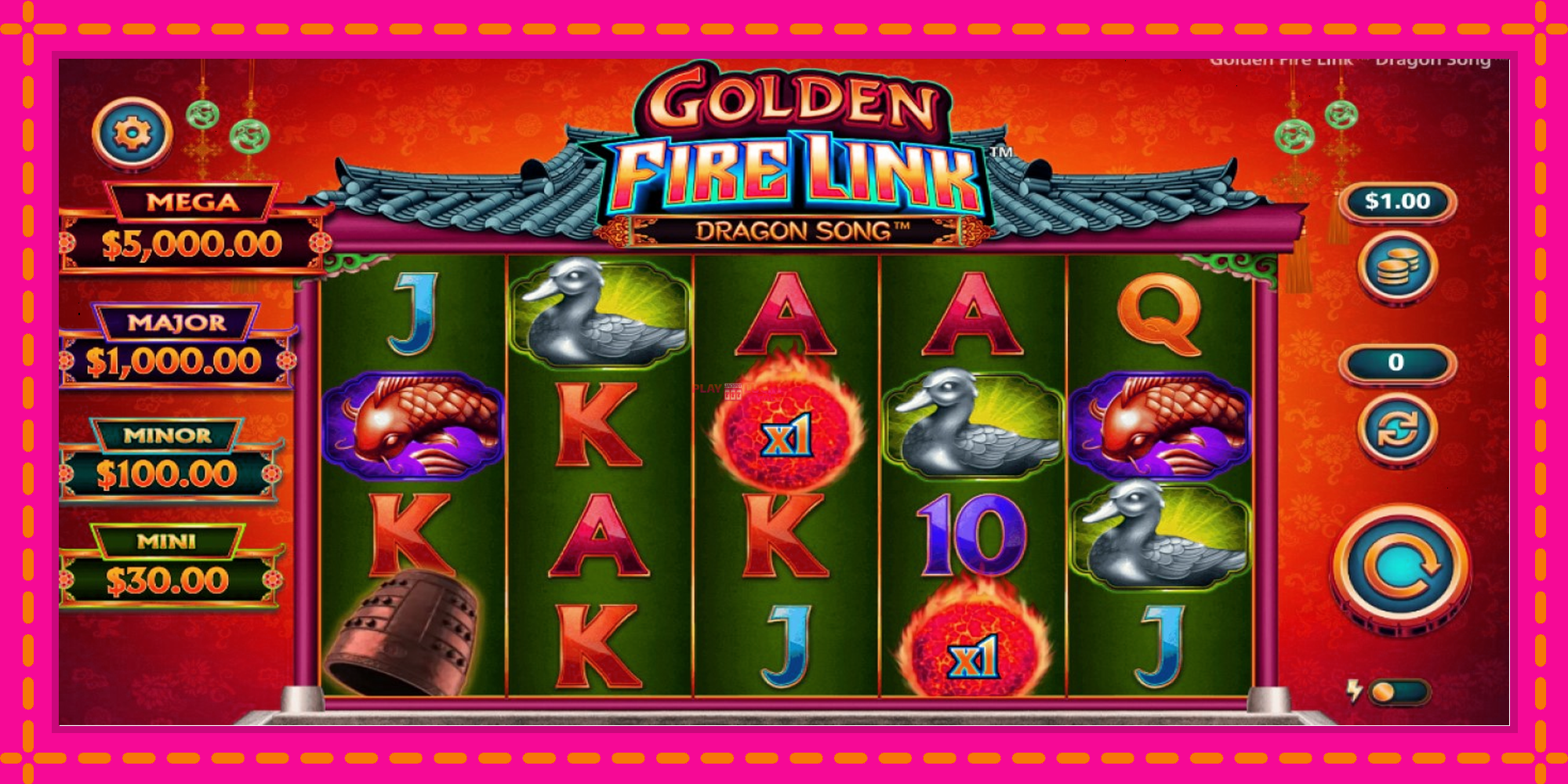 Безплатна игра в Golden Fire Link Dragon Song без регистрация, картина 2