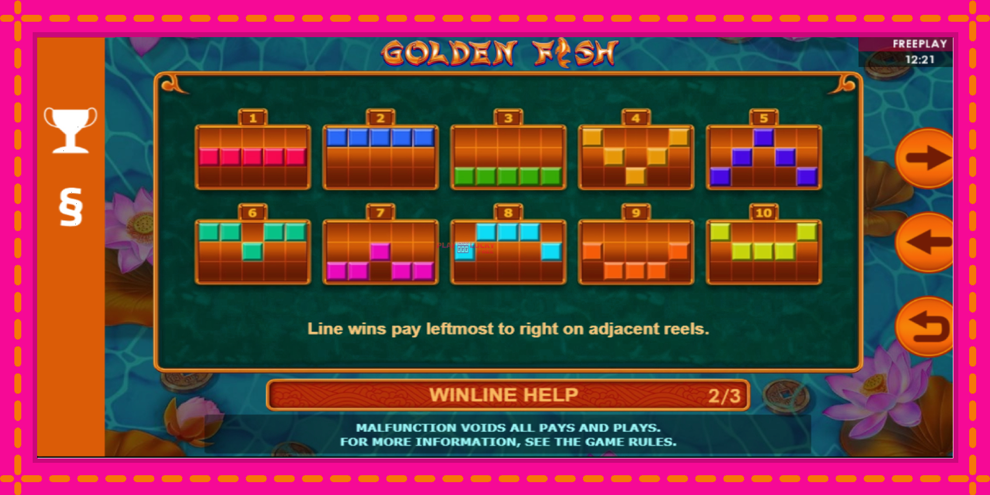 Безплатна игра в Golden Fish без регистрация, картина 6