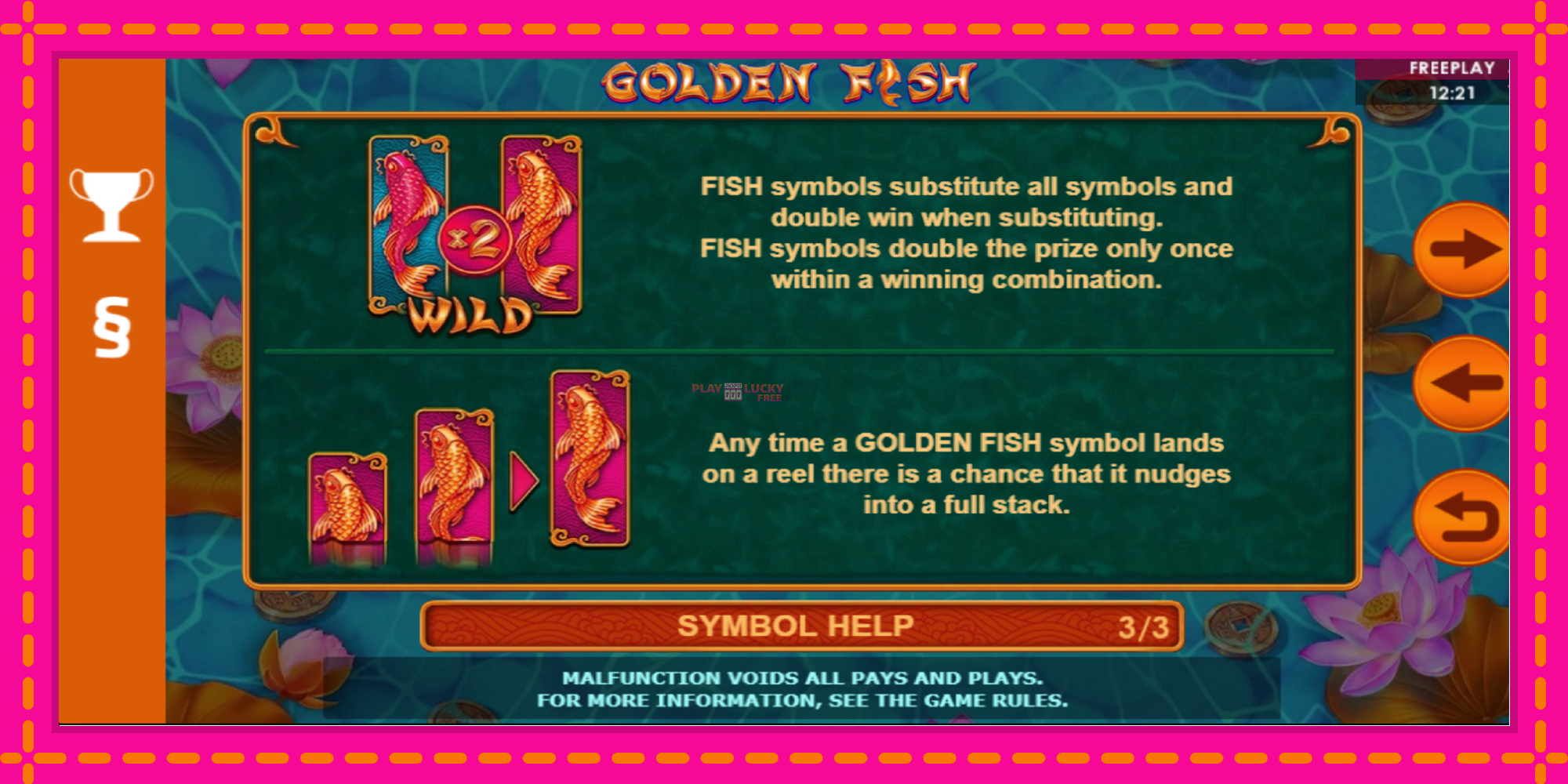 Безплатна игра в Golden Fish без регистрация, картина 7