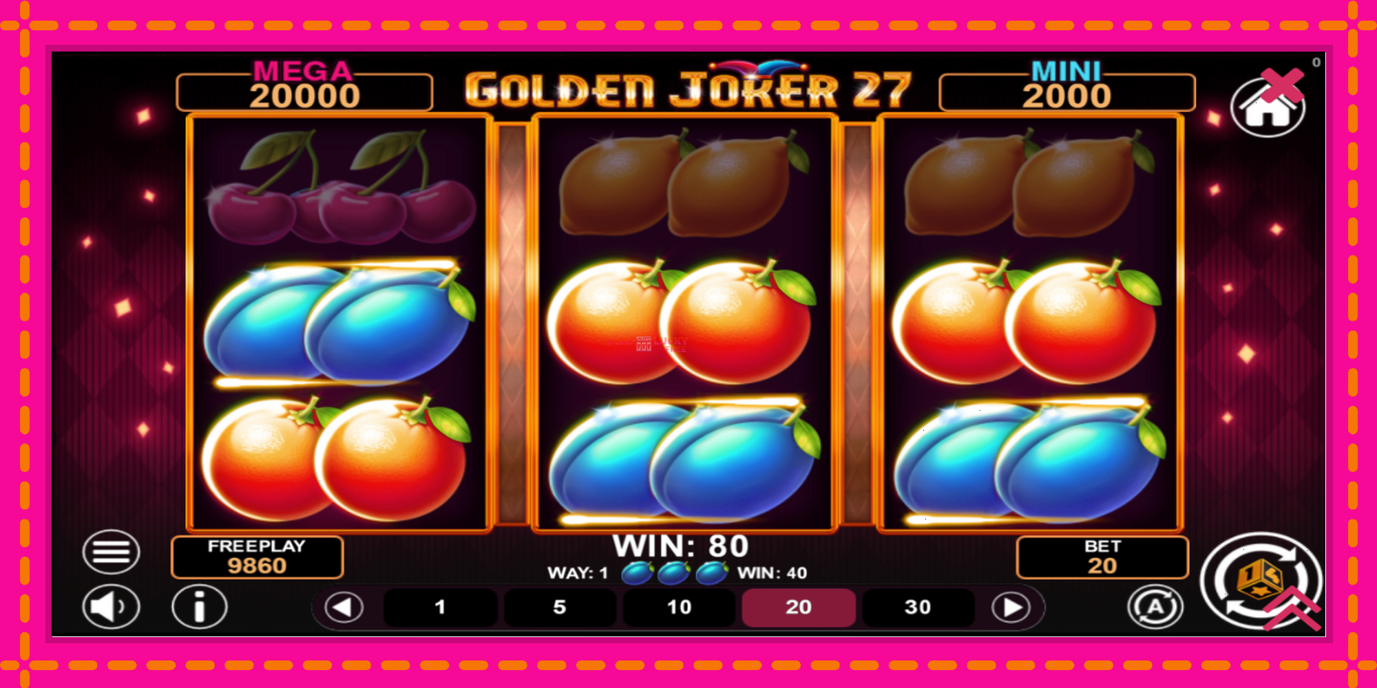 Безплатна игра в Golden Joker 27 Hold & Win без регистрация, картина 4