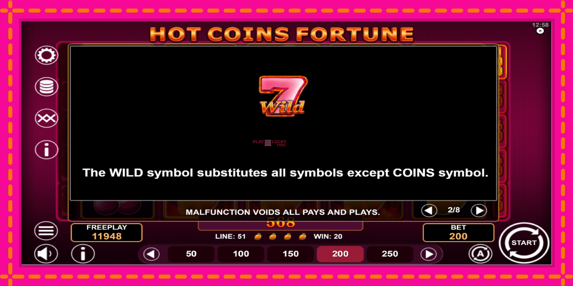 Безплатна игра в Hot Coins Fortune без регистрация, картина 6