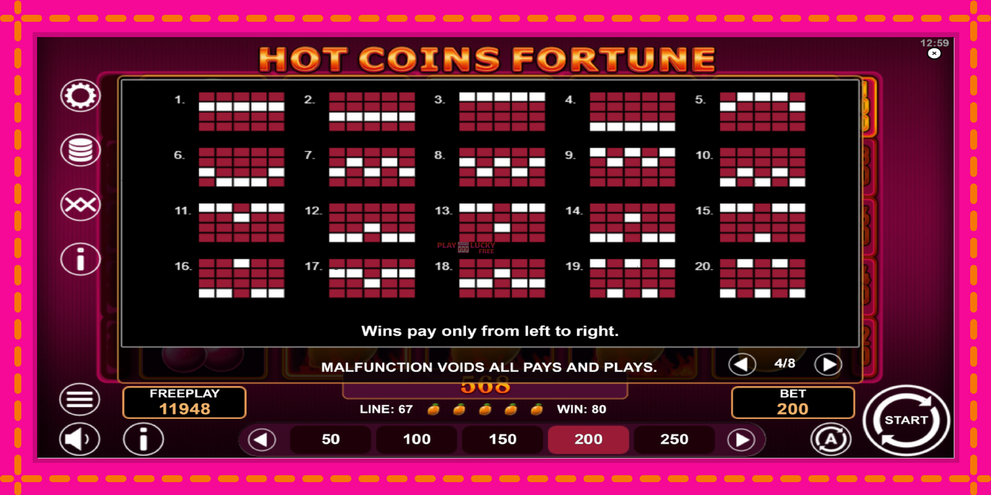 Безплатна игра в Hot Coins Fortune без регистрация, картина 7