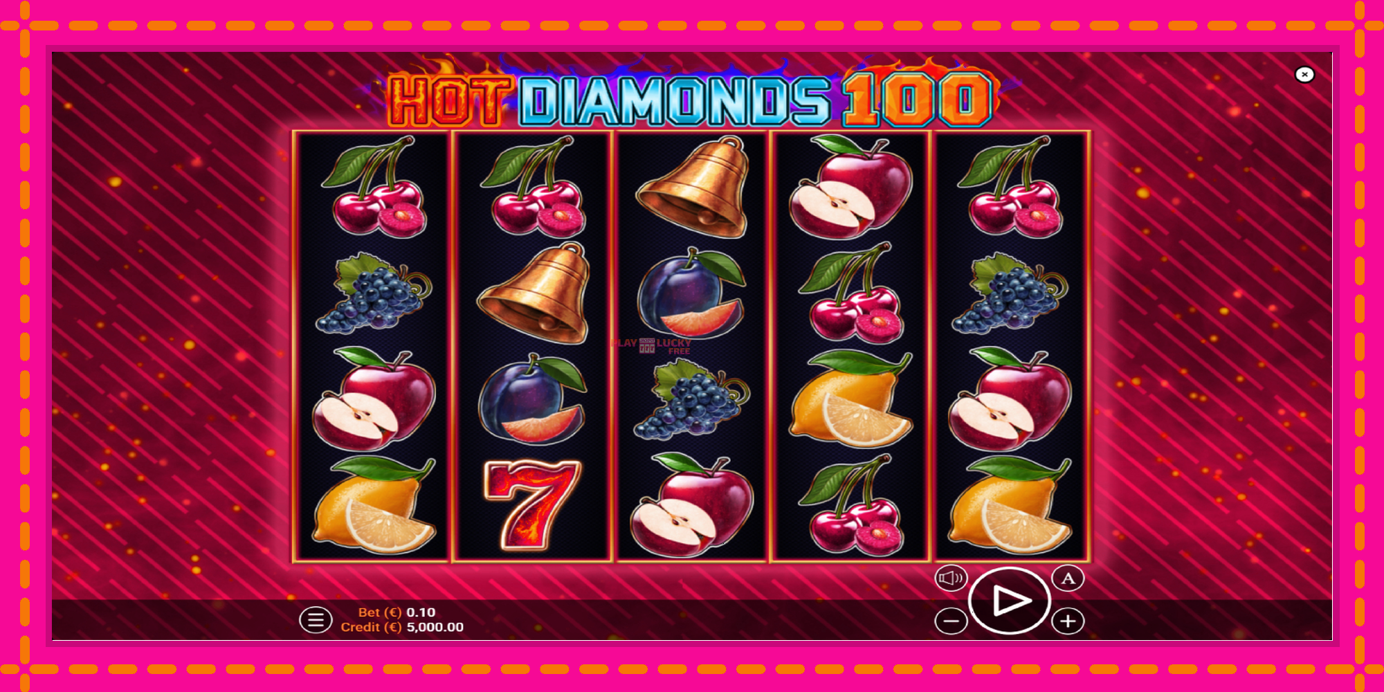 Безплатна игра в Hot Diamonds 100 без регистрация, картина 1